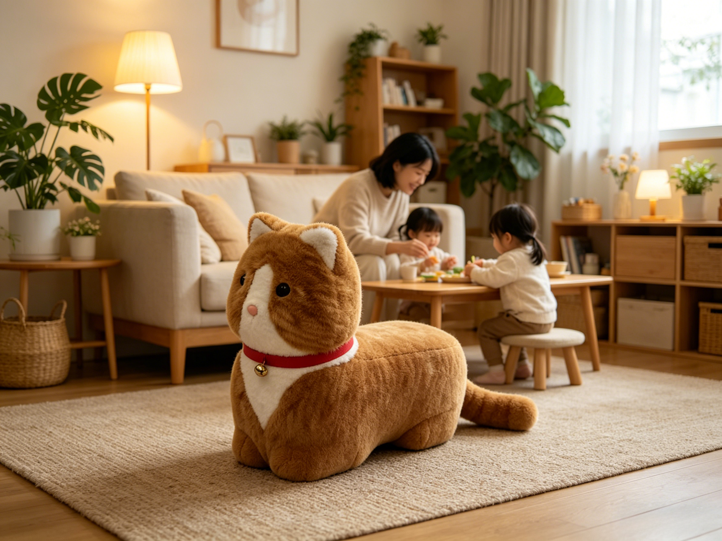 Sheetoo TQ013 Cute Cat Step Stool – Toddler Couch/Bed Helper Sofa
