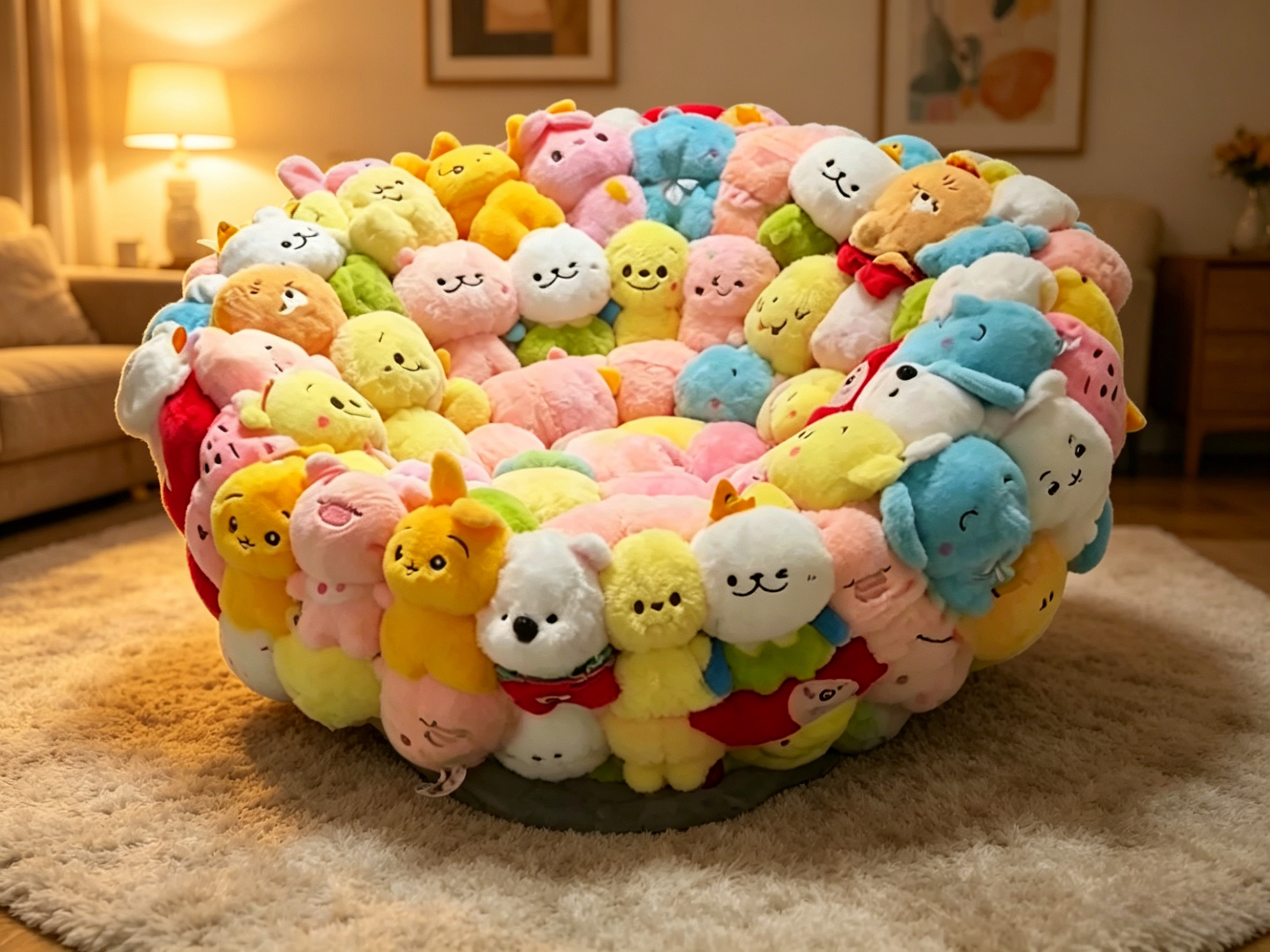 Sheetoo TQ019 Dopamine Chair – Cute Doll, 360° Swivel