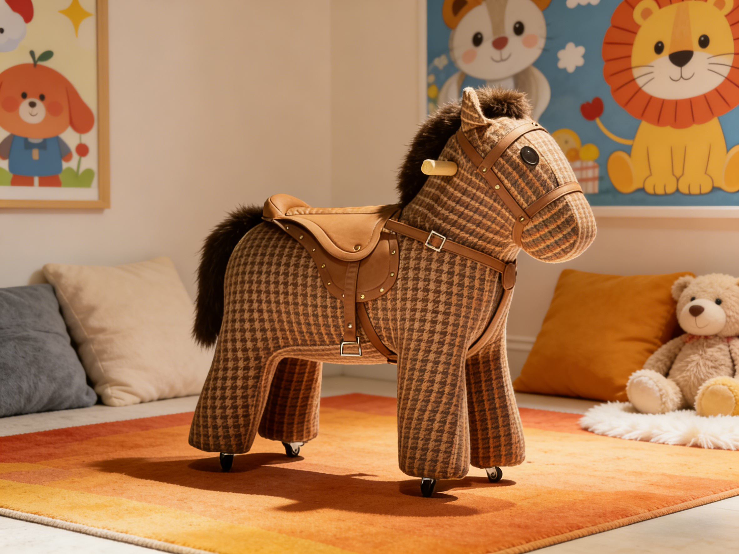 Sheetoo TQ002 Multi-Function Rocking Horse Chair – Cute with Wheels