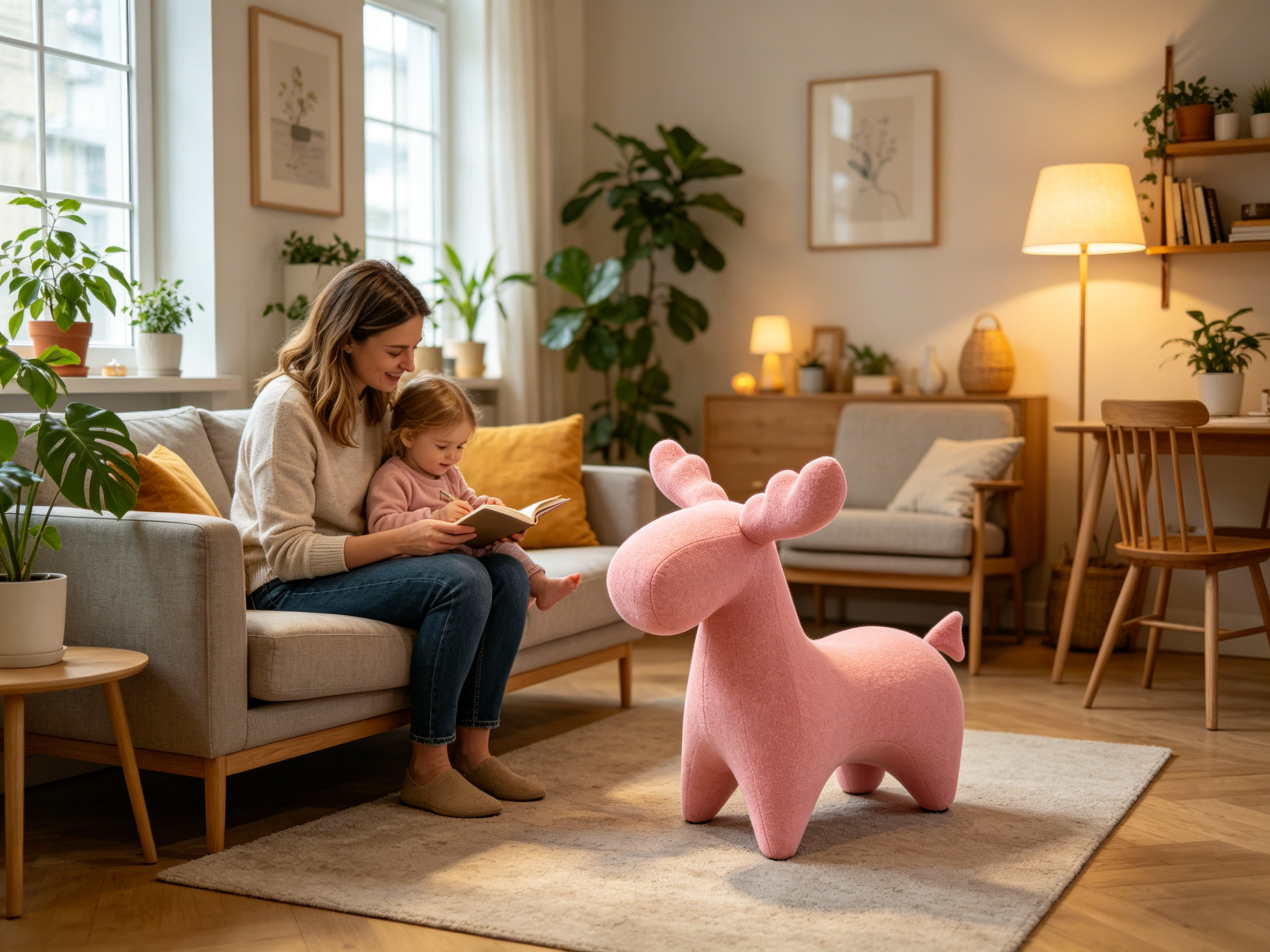 Sheetoo TQ011 Reindeer Multi-Function Chair – Cute & Family-Friendly Sofa