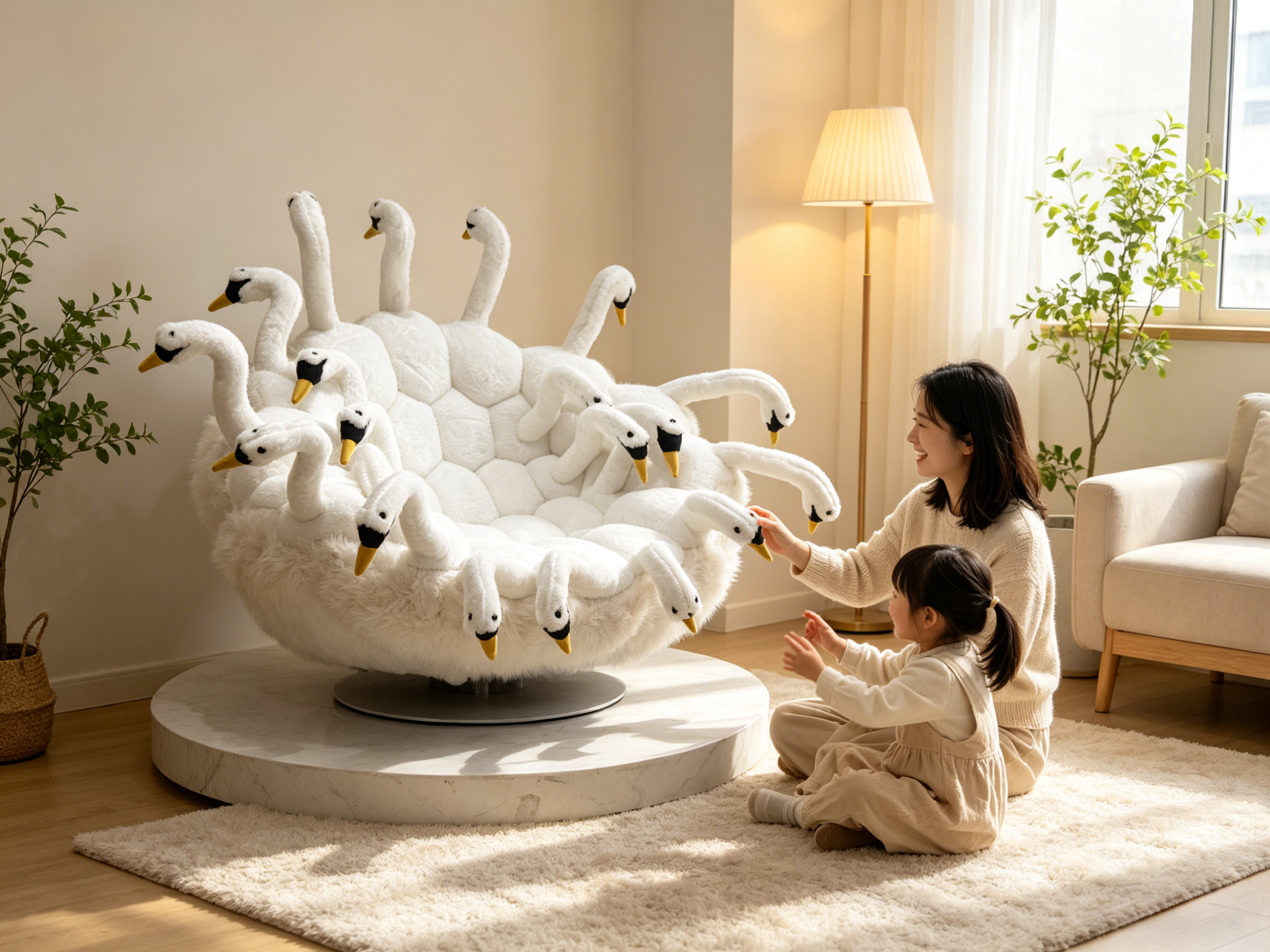 Sheetoo TQ020 Animal Swivel Stool – 360° Rotating, Fun