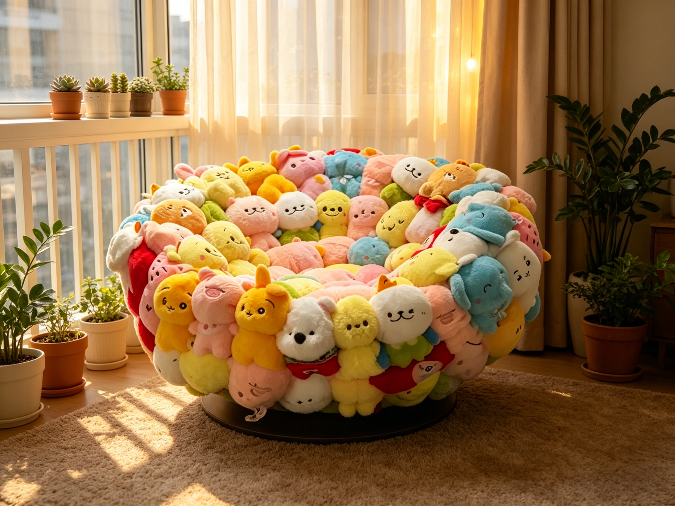 Sheetoo TQ019 Dopamine Chair – Cute Doll, 360° Swivel