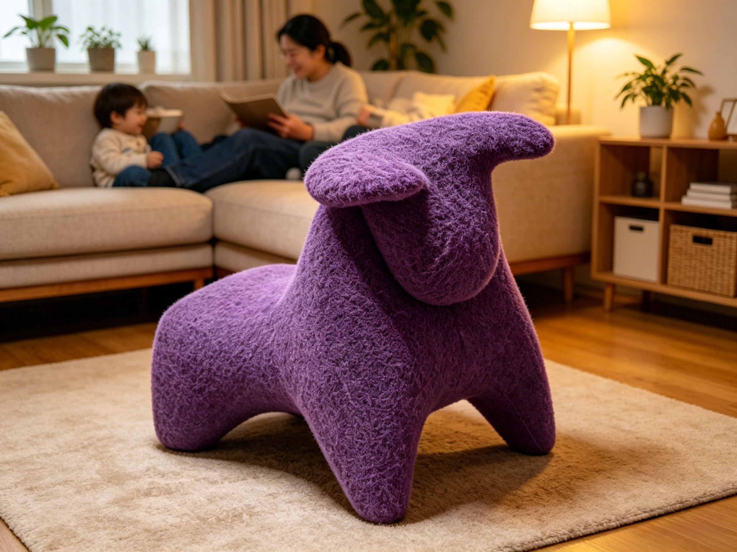 Sheetoo TQ015 Cute Bull Stool – Ride-On & Sitting Combo