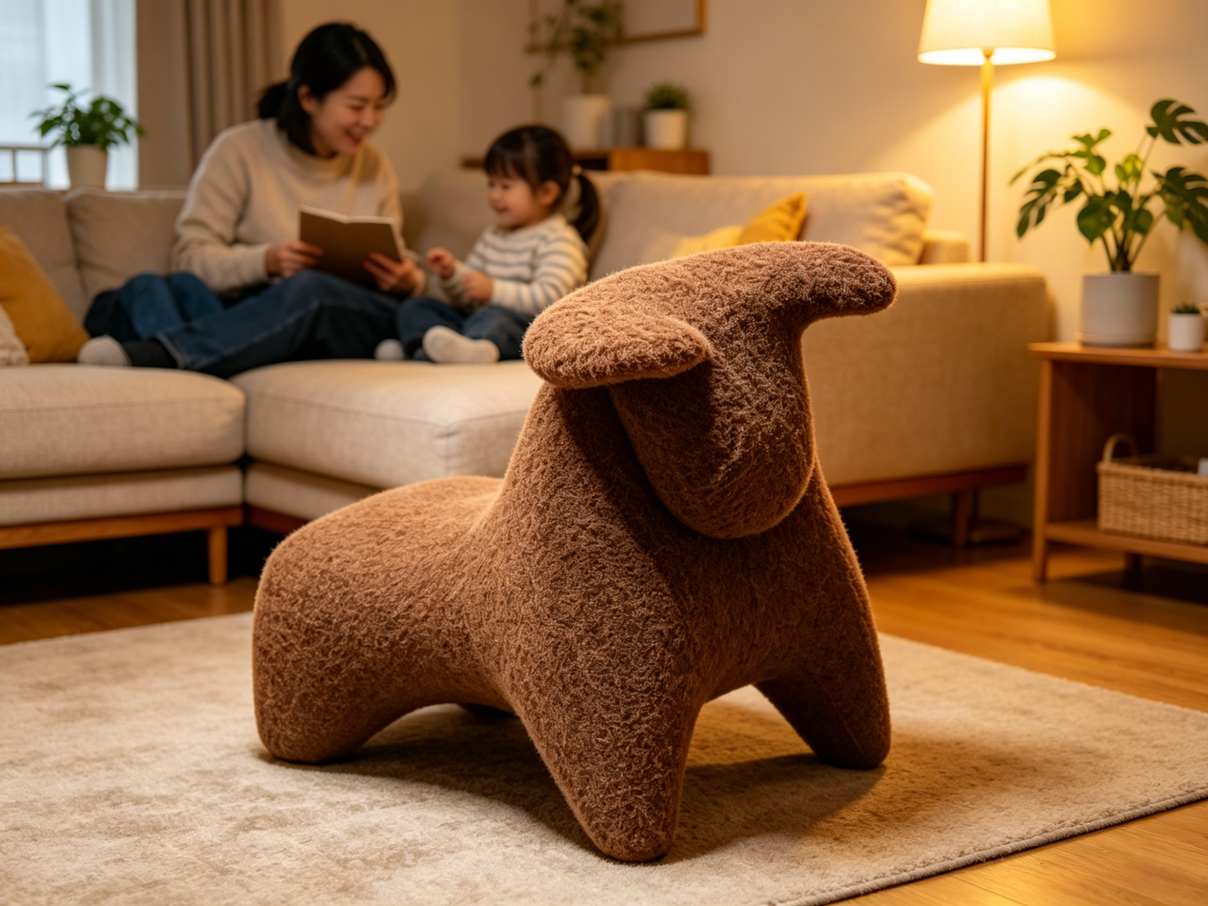 Sheetoo TQ015 Cute Bull Stool – Ride-On & Sitting Combo