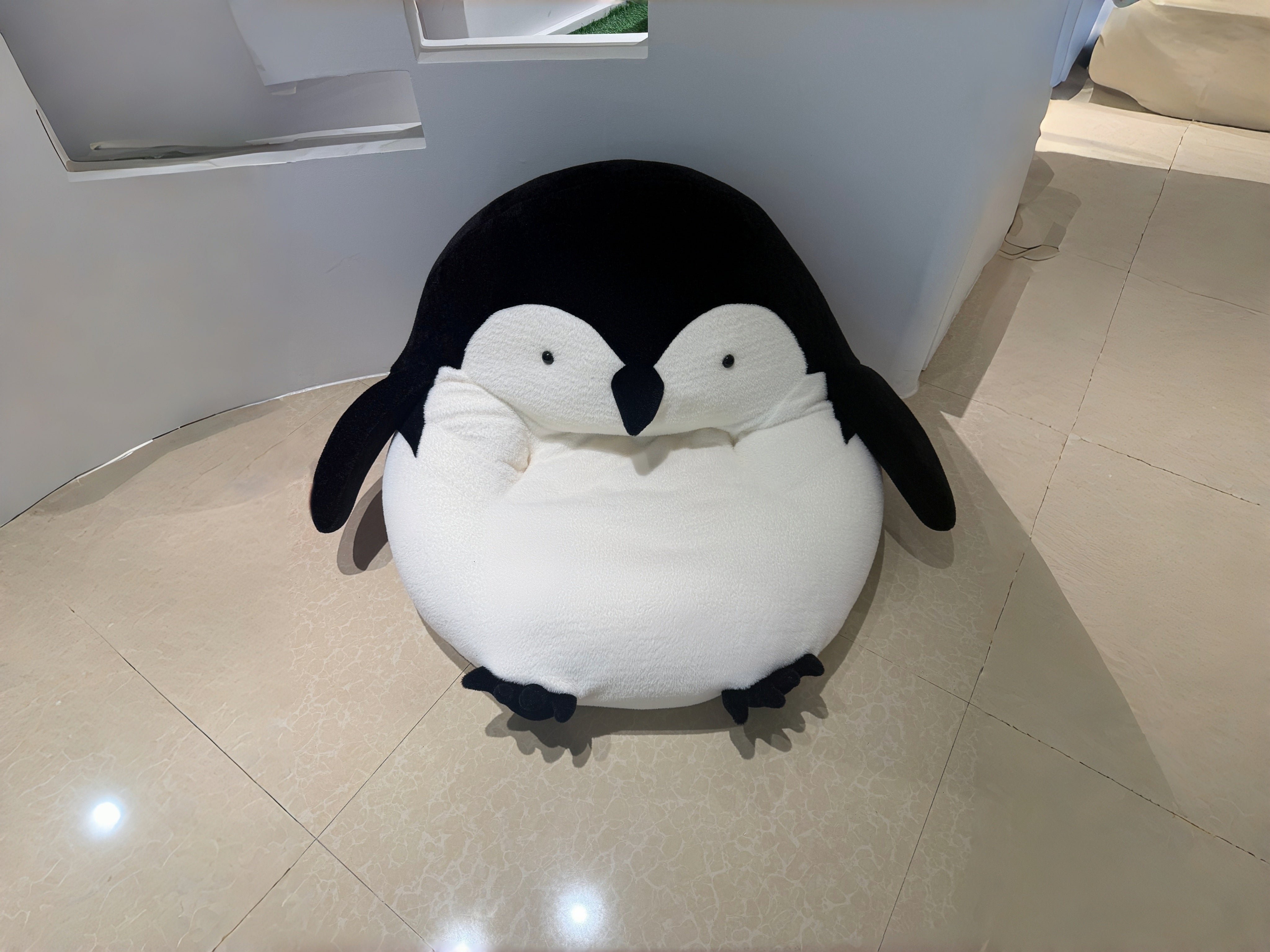 Sheetoo TQ009 Penguin Bean Bag Chair – Cute, Lazy & Soft Sofa for Home