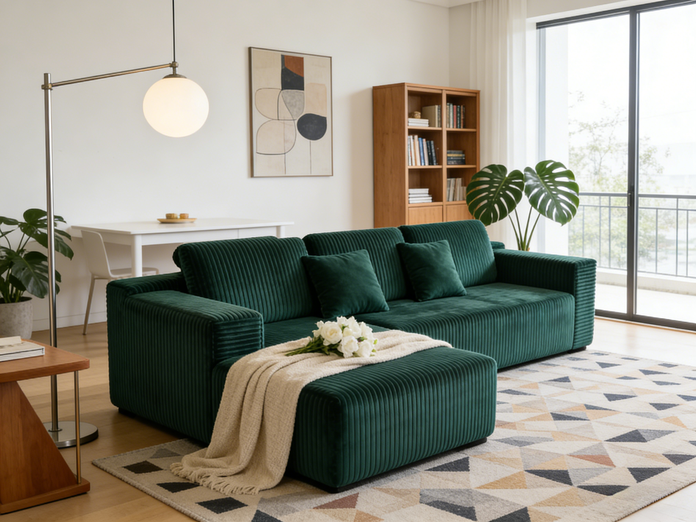 Sheetoo MGKS005 Multi-Person Chaise Sofa – Sit & Lie, Multiple Sizes, Custom