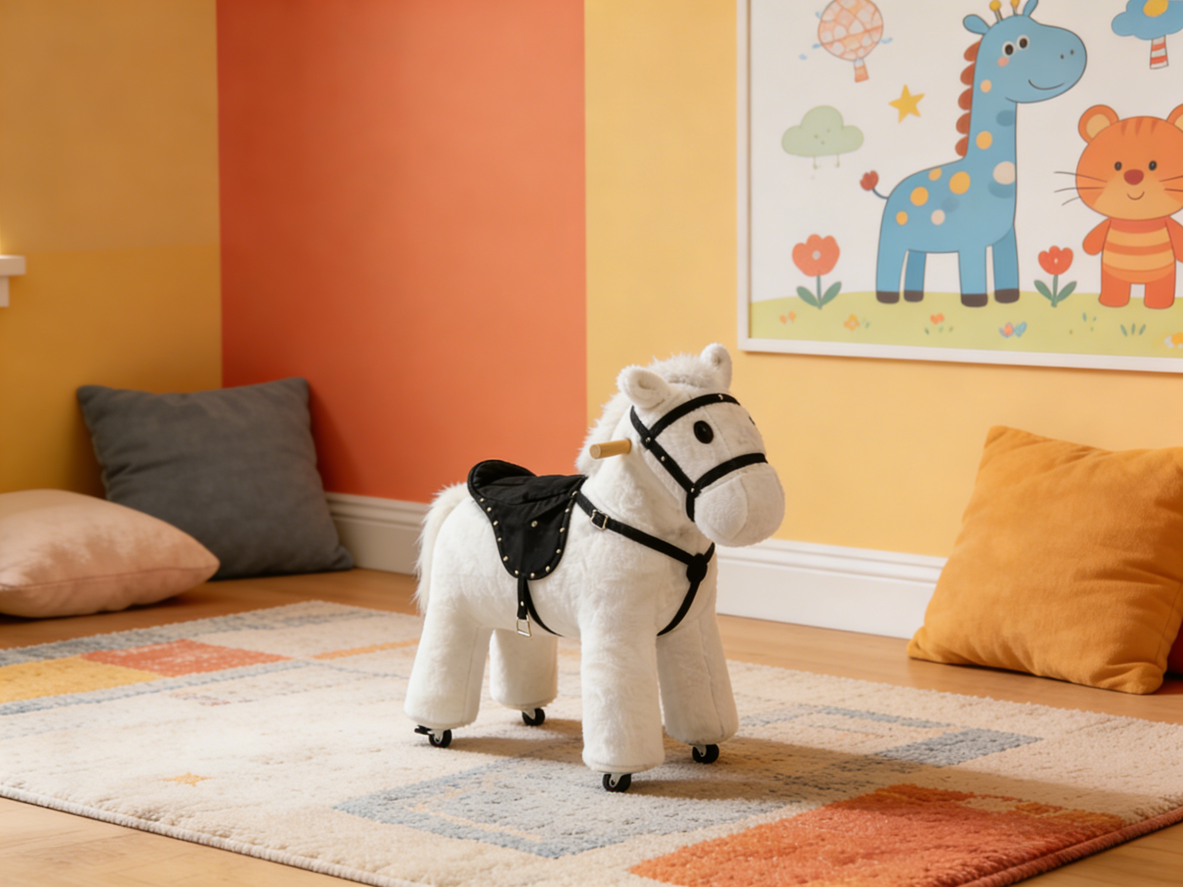 Sheetoo TQ002 Multi-Function Rocking Horse Chair – Cute with Wheels