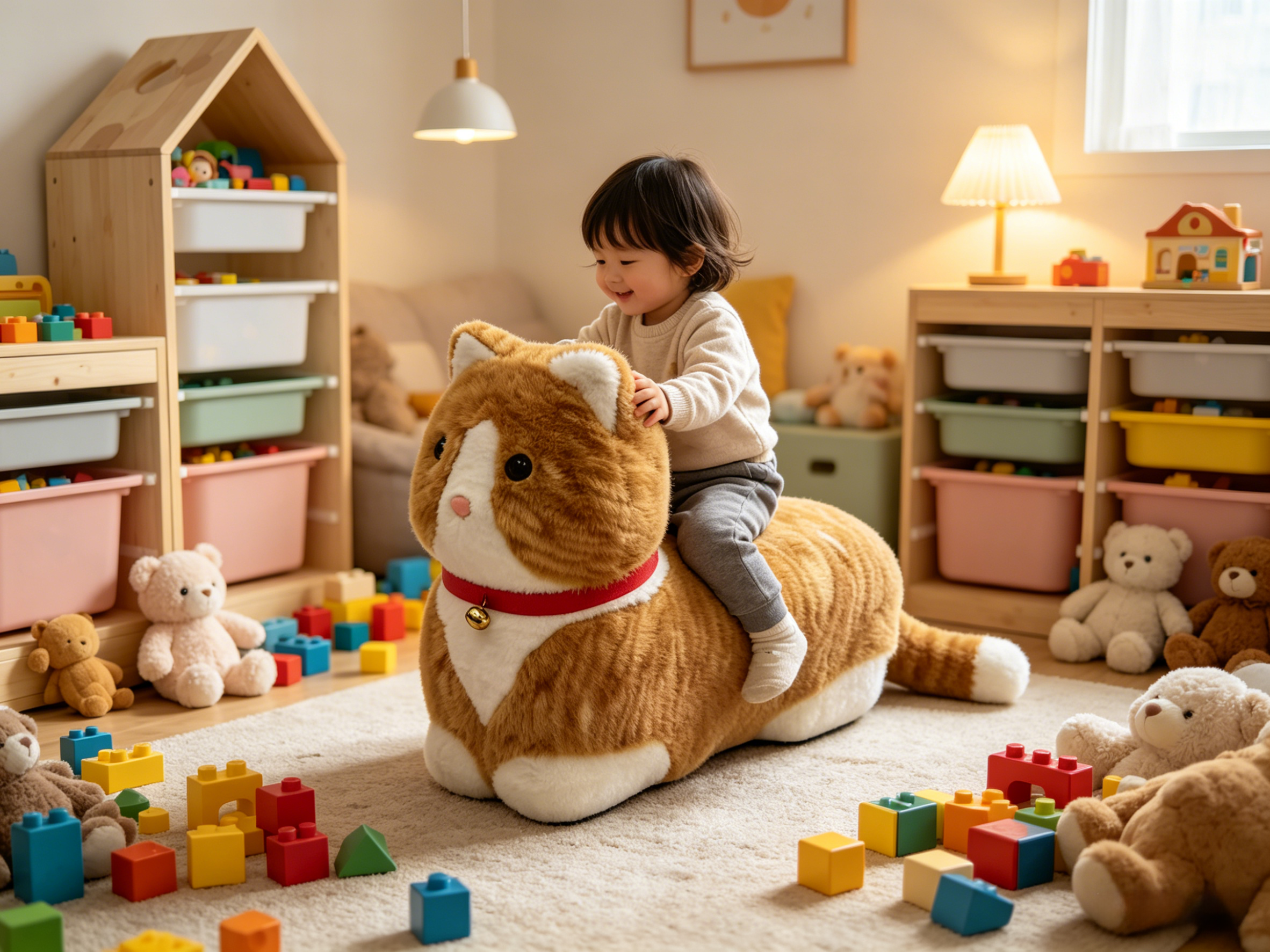 Sheetoo TQ013 Cute Cat Step Stool – Toddler Couch/Bed Helper Sofa