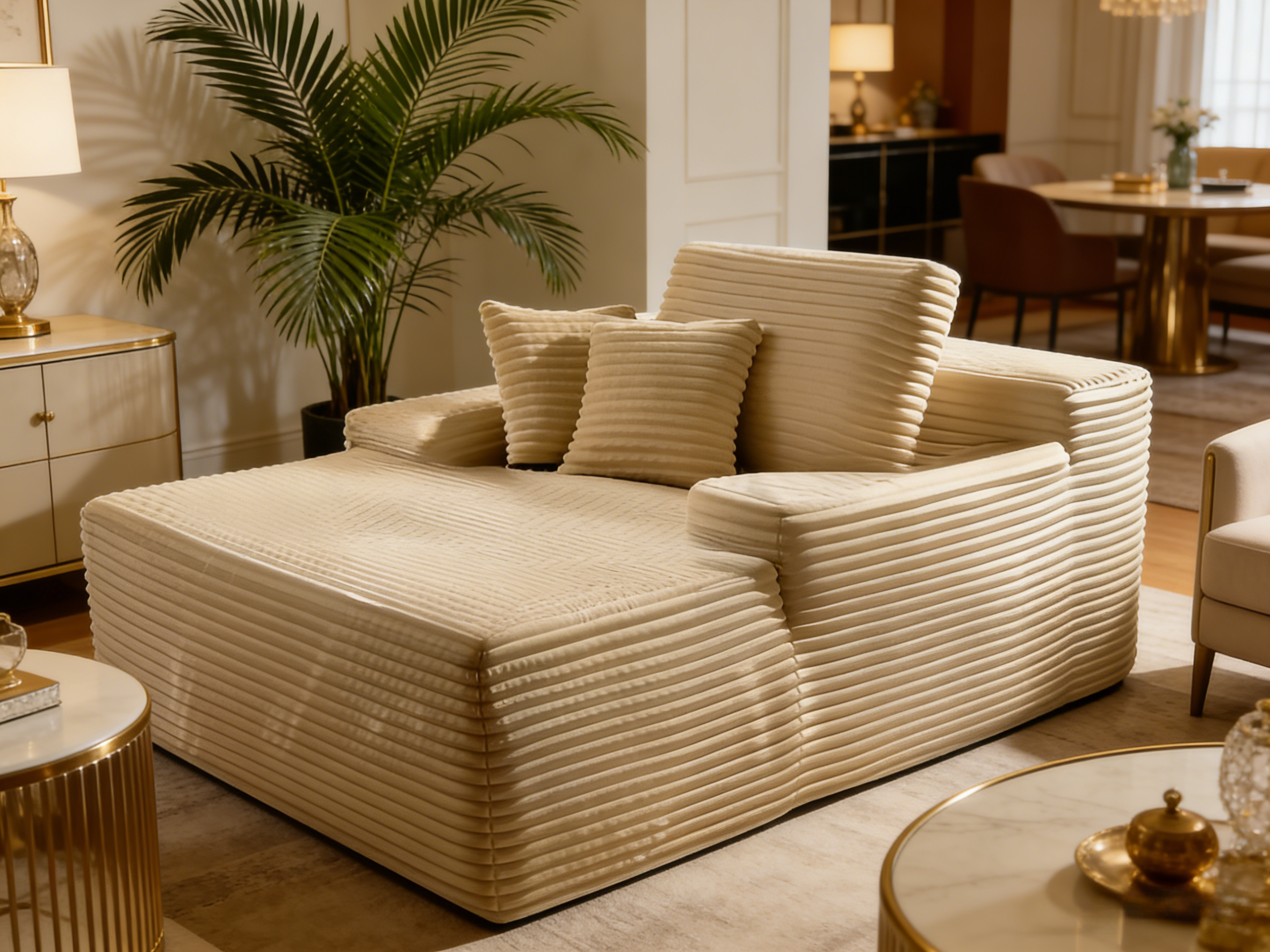 Sheetoo KS016 2-Seater Sofa – Sit/Lie/Rest, Unique Shape, Custom