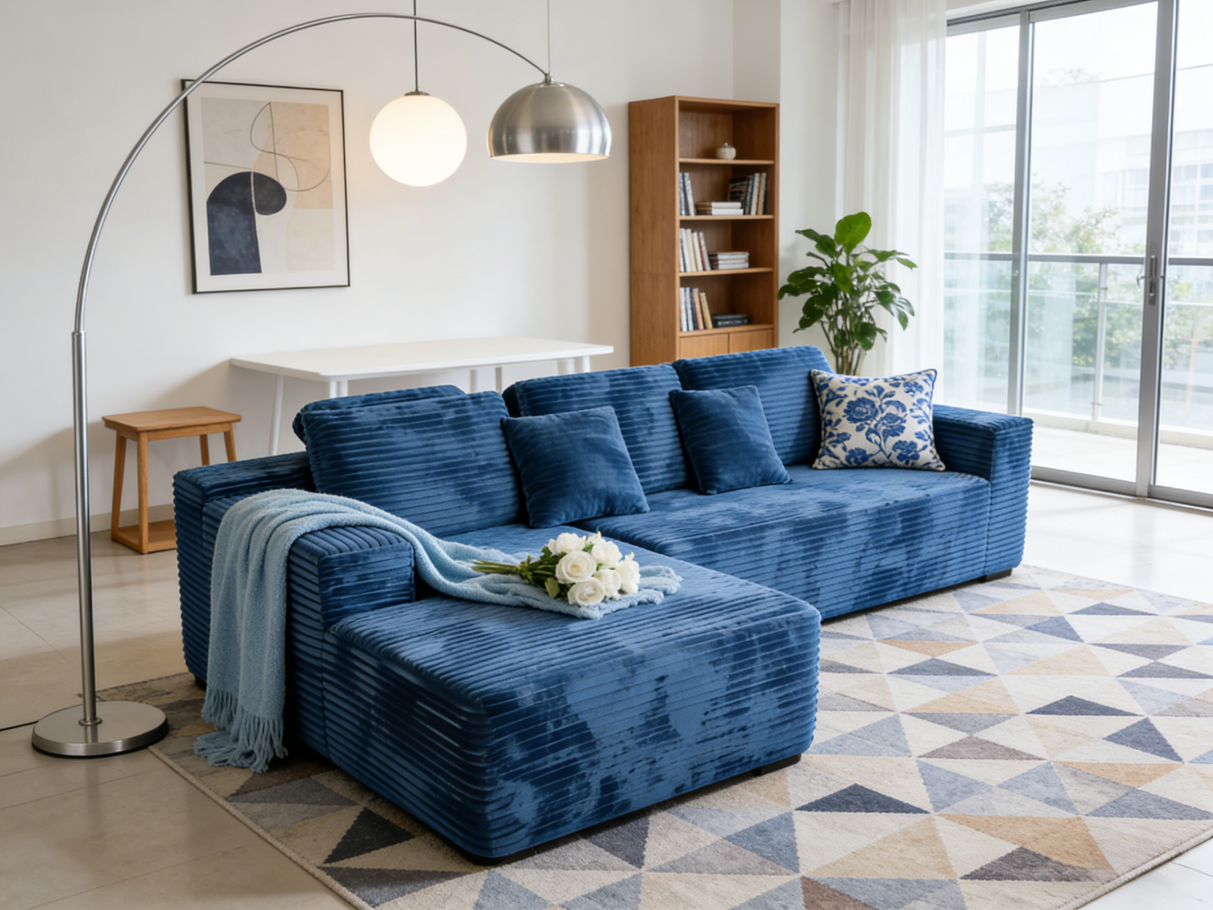 Sheetoo MGKS005 Multi-Person Chaise Sofa – Sit & Lie, Multiple Sizes, Custom