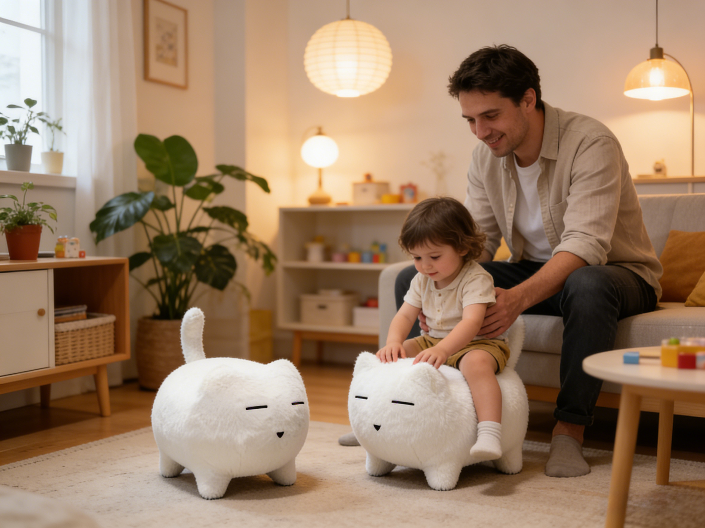 Sheetoo TQ08 Chubby Cat Single Sofa – Cute Plump Shape, Soft & Comfy