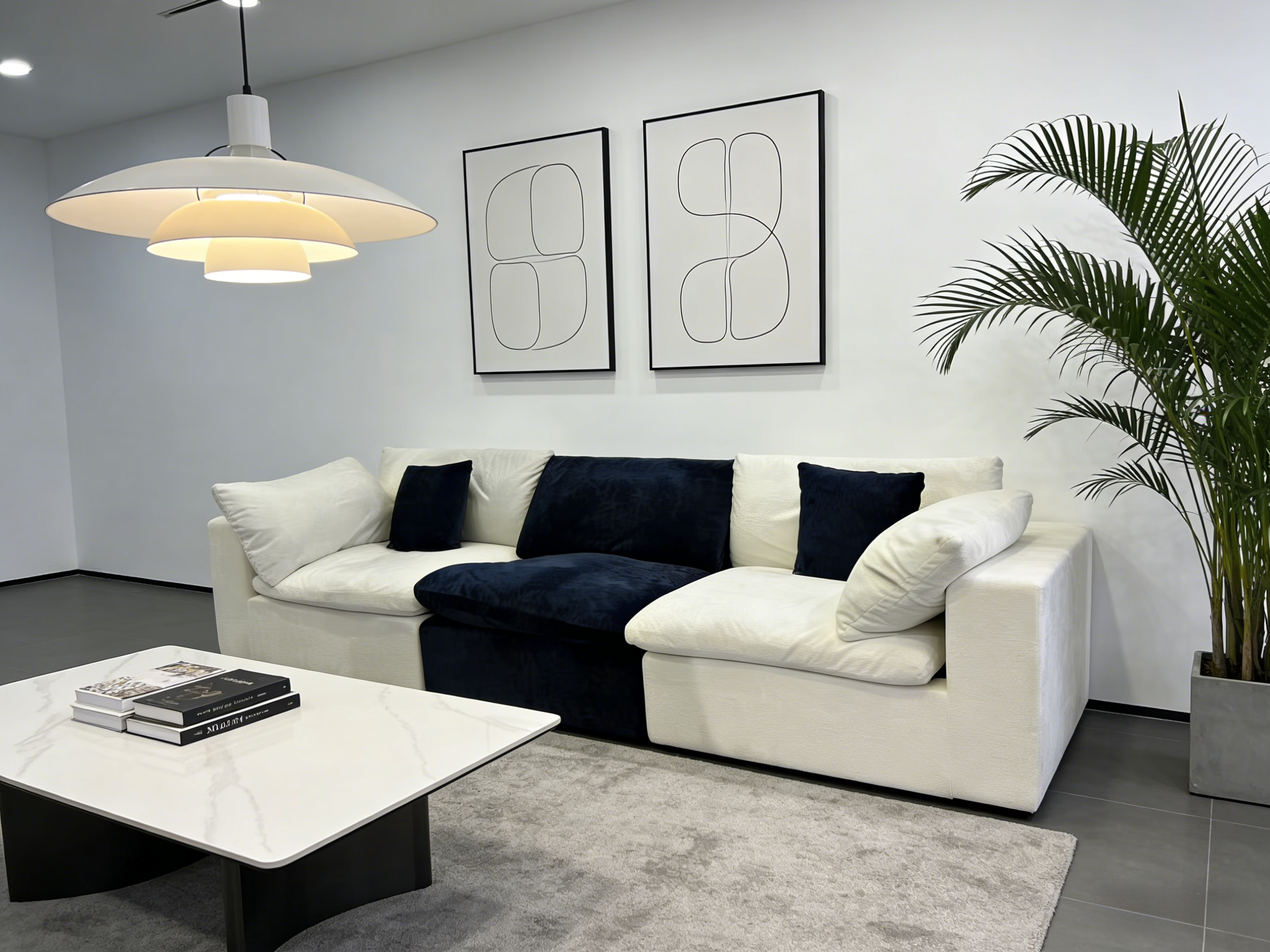 Sheetoo DWSF-056 Color-Blocking Modular Sofa – Free Match, Custom, Roll Pack