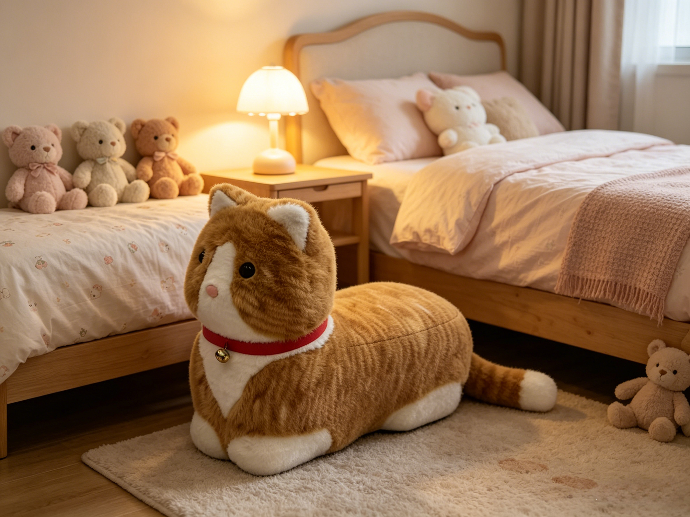 Sheetoo TQ013 Cute Cat Step Stool – Toddler Couch/Bed Helper Sofa