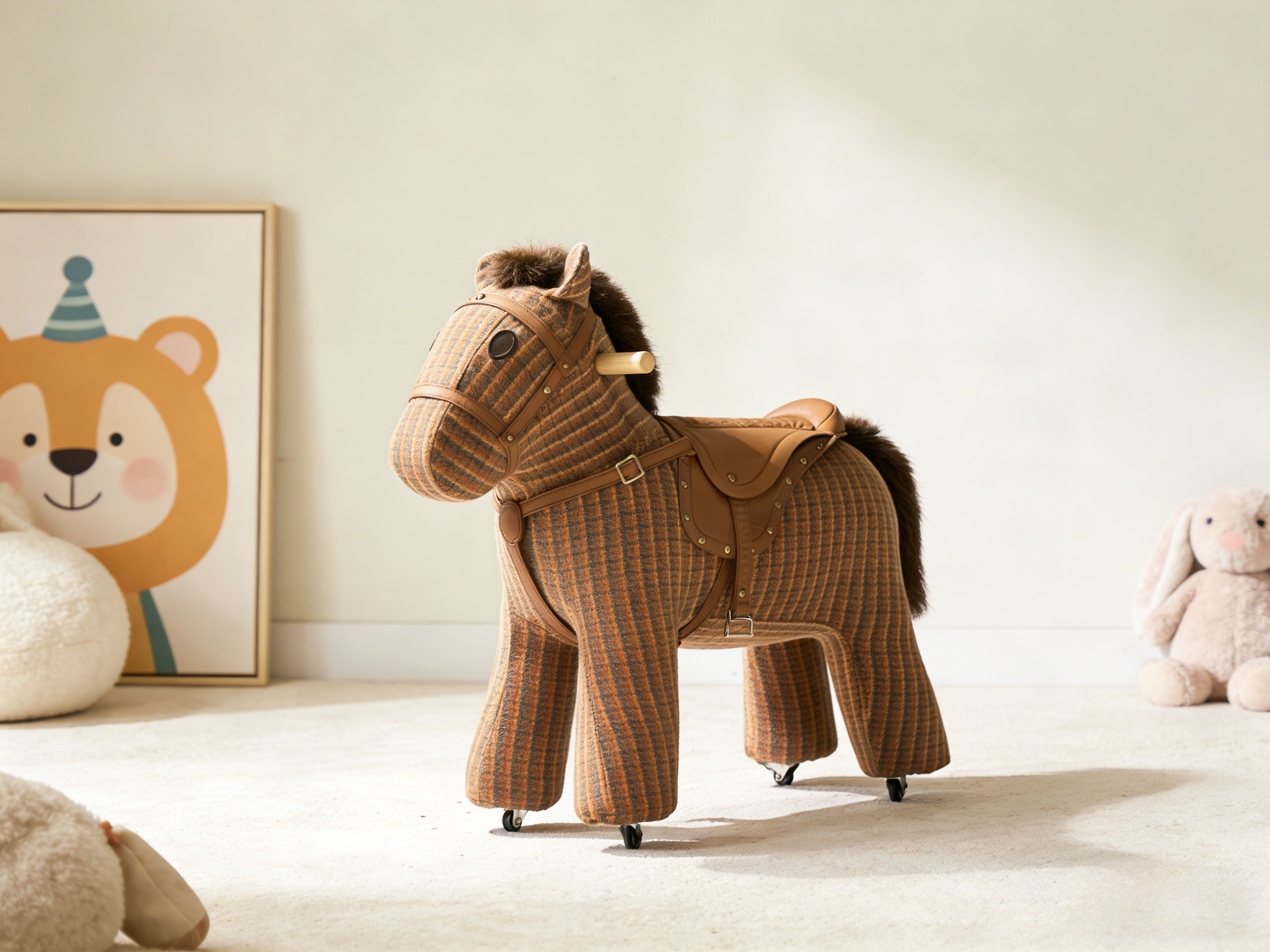 Sheetoo TQ002 Multi-Function Rocking Horse Chair – Cute with Wheels