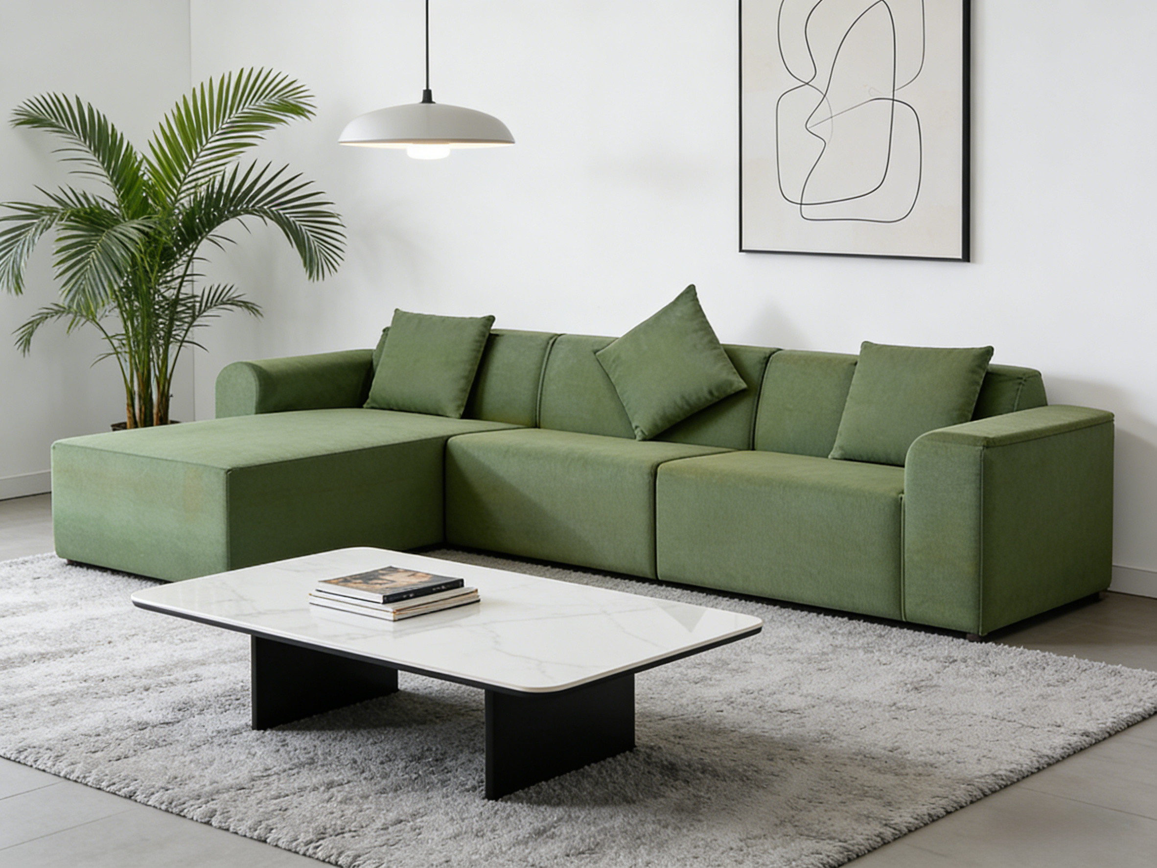 Sheetoo DWMF-12 L-Shape Chaise Sofa – Reclining, Seats 3-5, Bright Colors