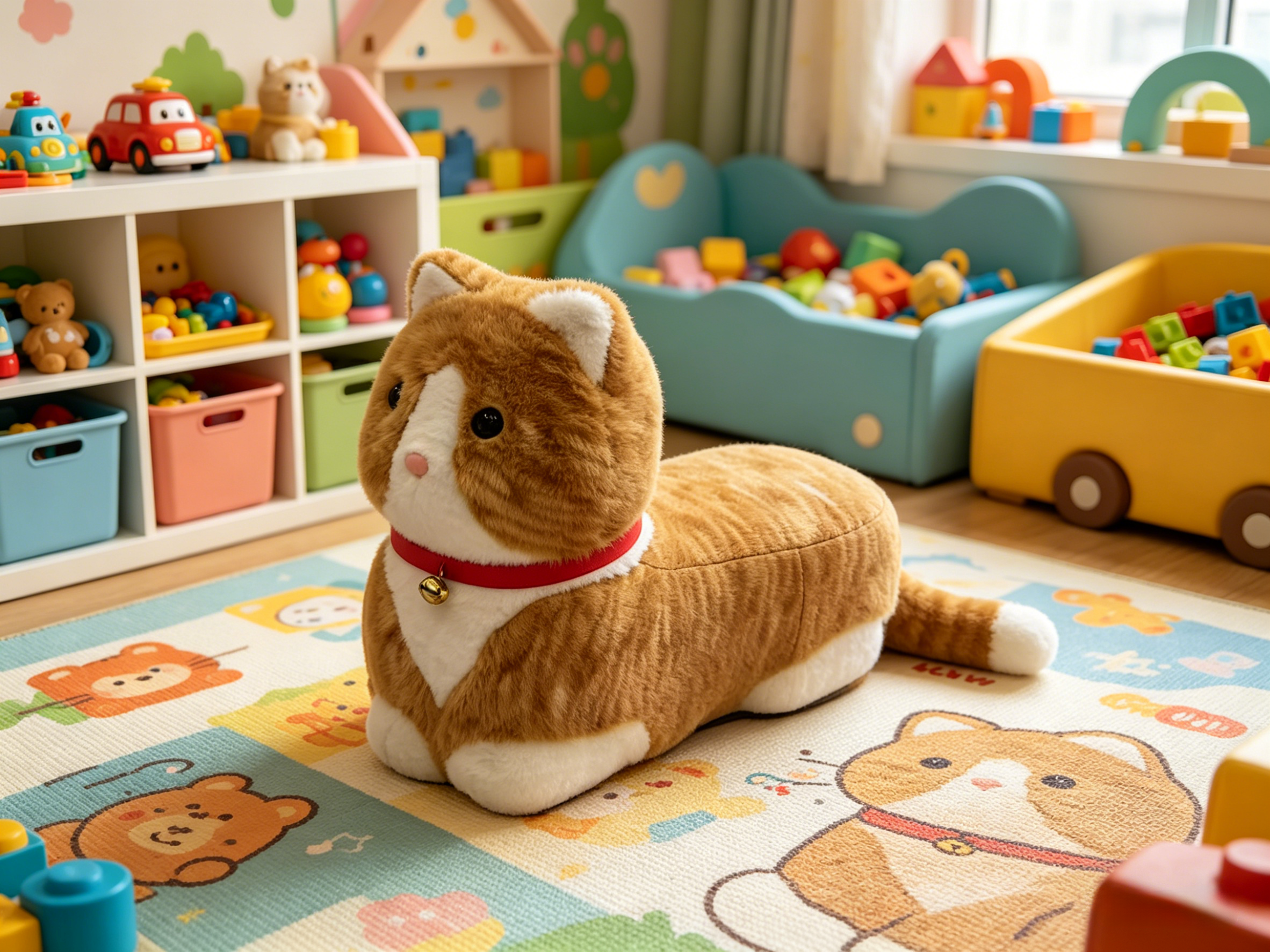 Sheetoo TQ013 Cute Cat Step Stool – Toddler Couch/Bed Helper Sofa