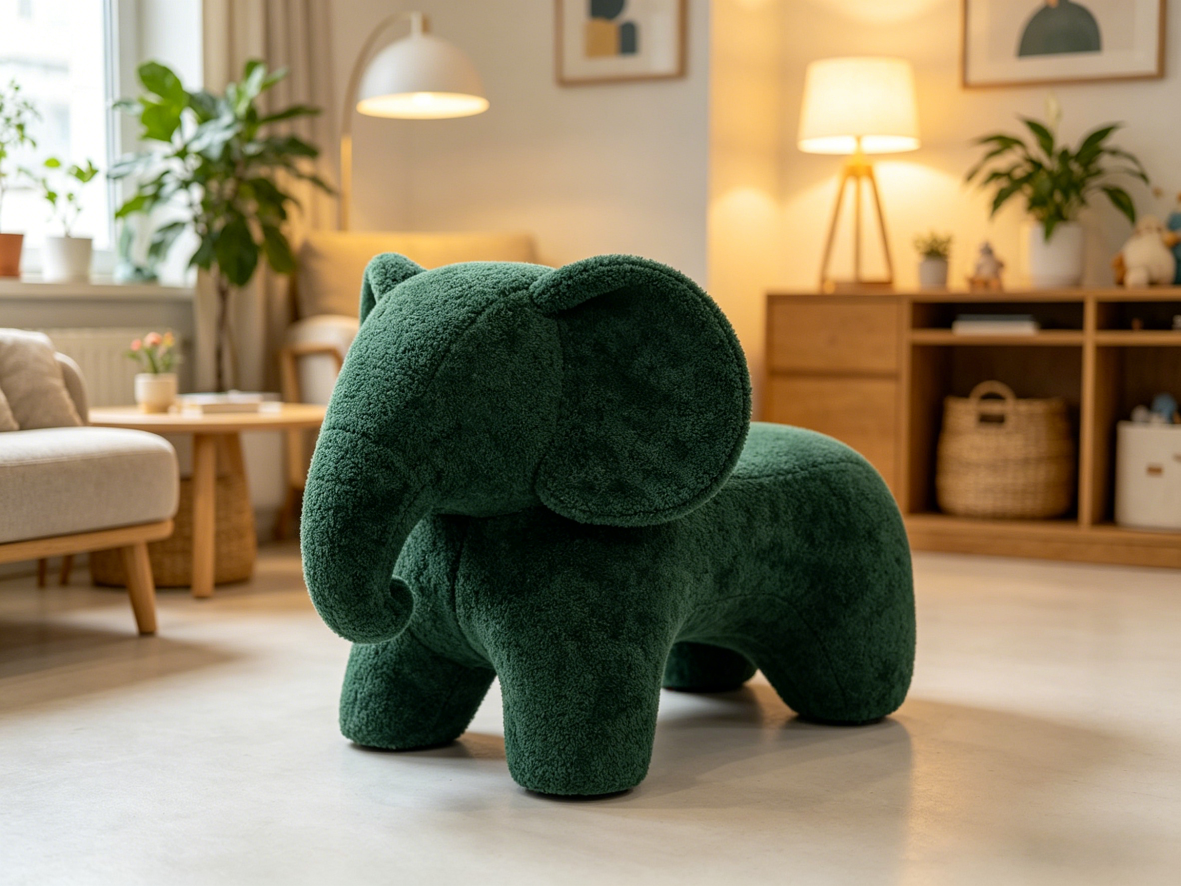 Sheetoo TQ010 Multi-Function Elephant Chair – 2-in-1 Ride-On & Sitting Sofa