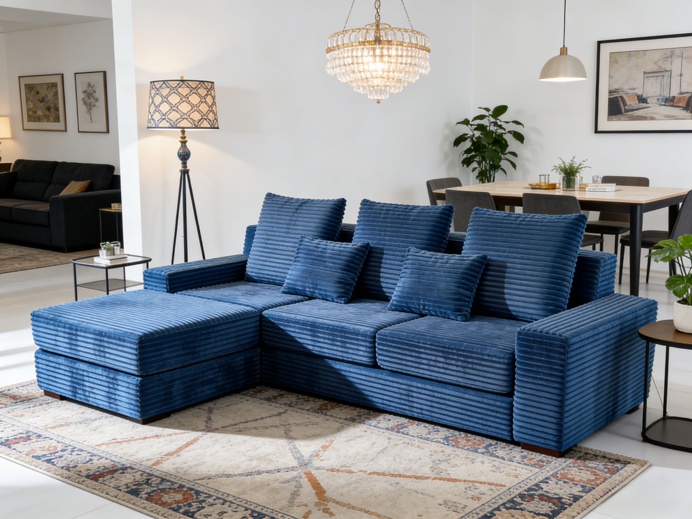 Sheetoo MGB4332-41-4set Sheetoo MGB4332-13 Modular Sofa – L-Shape Chaise, Multi-Person