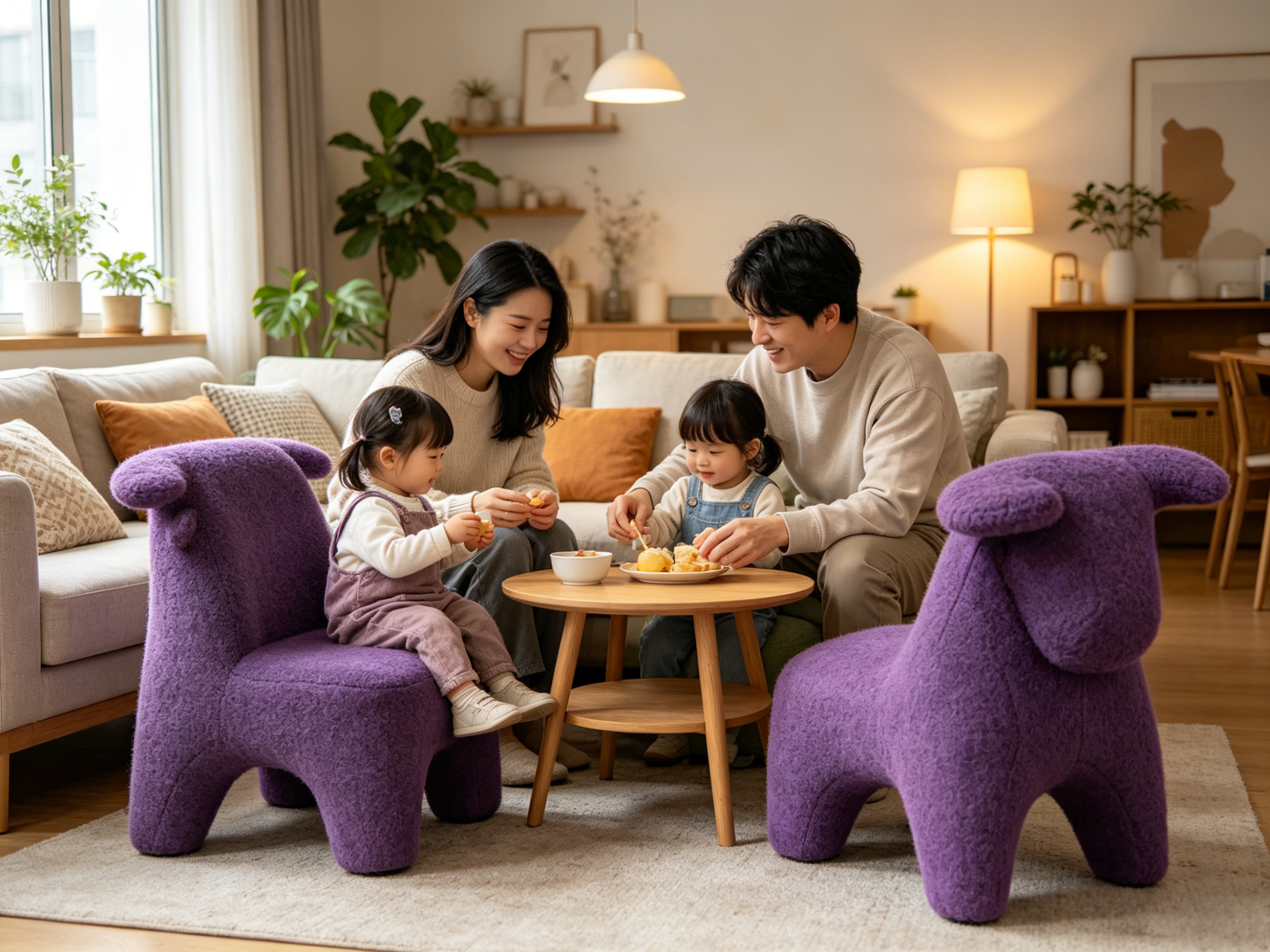 Sheetoo TQ015 Cute Bull Stool – Ride-On & Sitting Combo