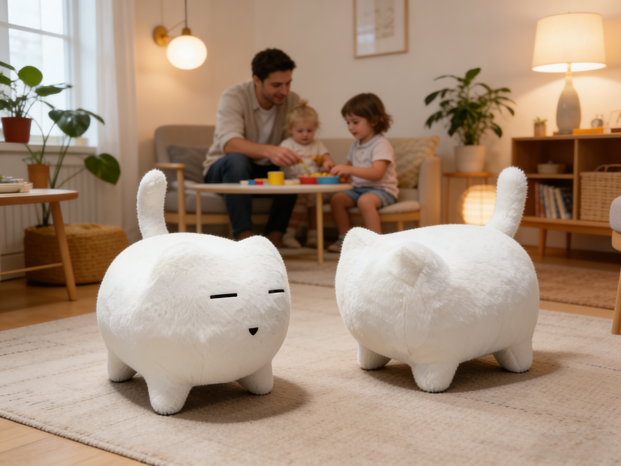 Sheetoo TQ08 Chubby Cat Single Sofa – Cute Plump Shape, Soft & Comfy
