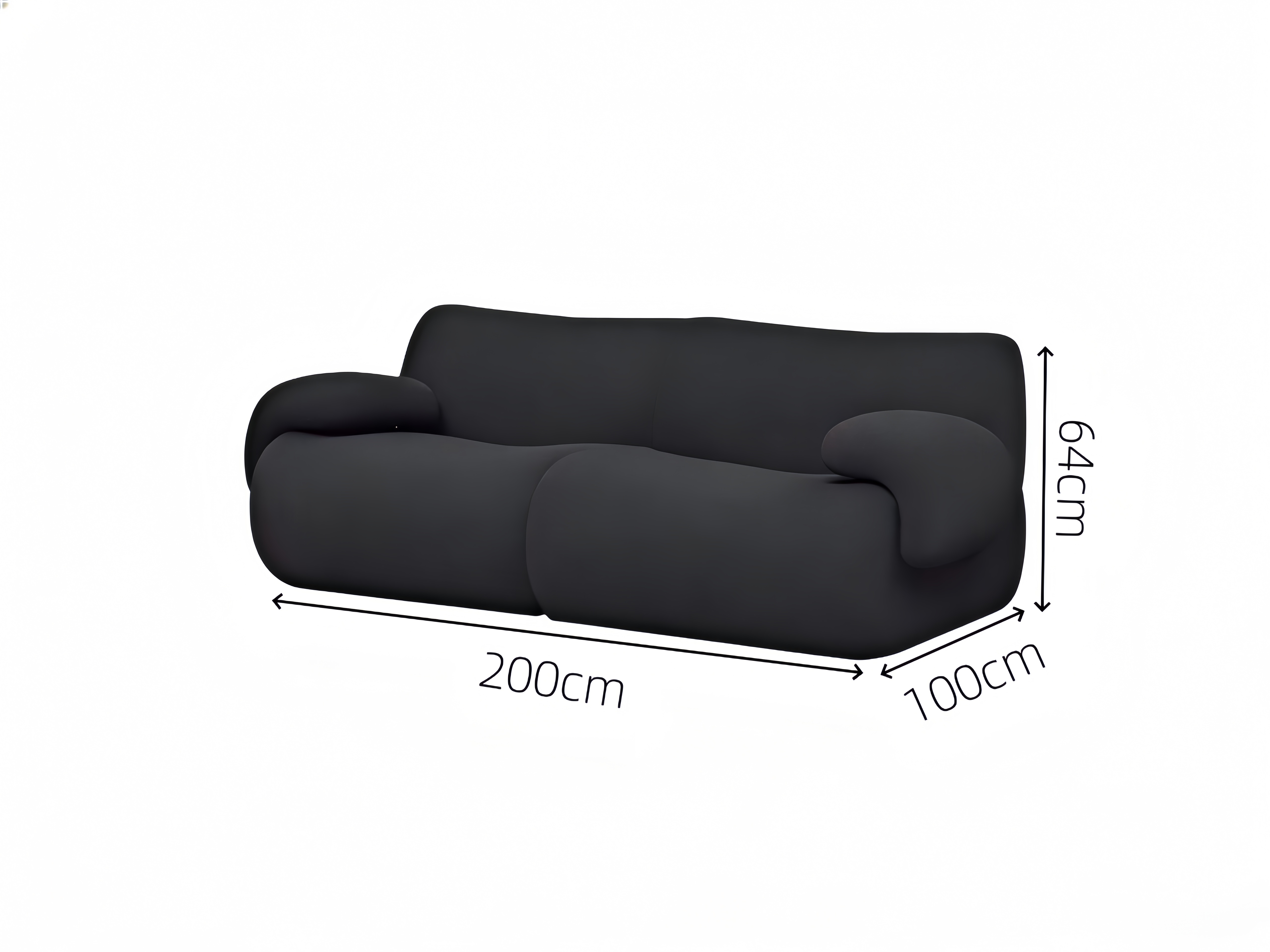 Sheetoo STC-011 Multi-Person Custom Sofa – Size & Color Options, Roll Pack