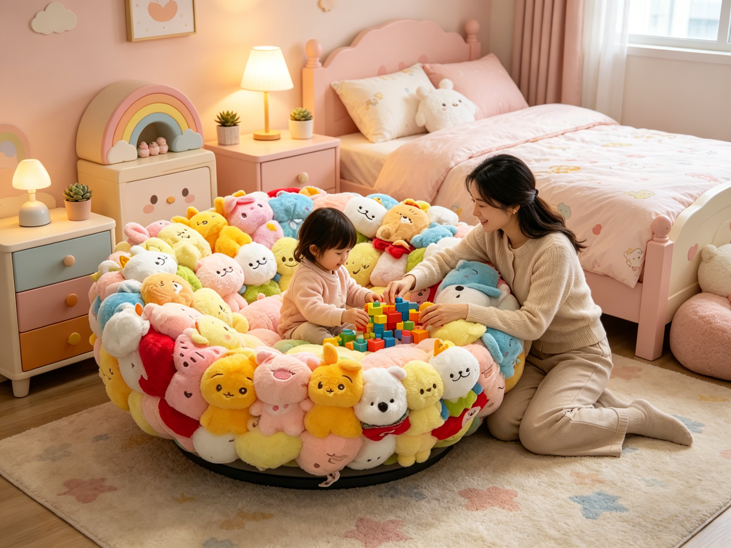 Sheetoo TQ019 Dopamine Chair – Cute Doll, 360° Swivel
