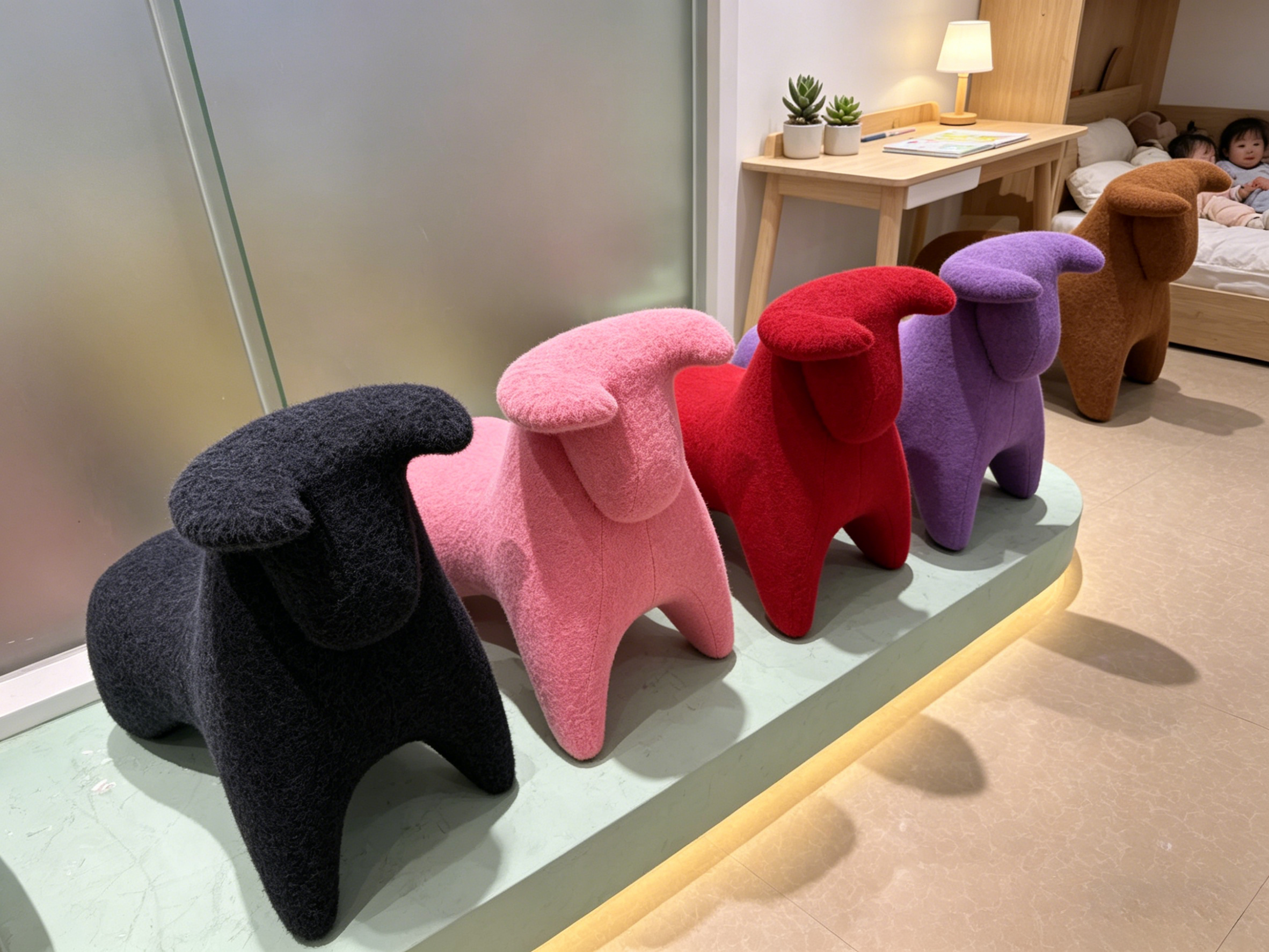 Sheetoo TQ015 Cute Bull Stool – Ride-On & Sitting Combo