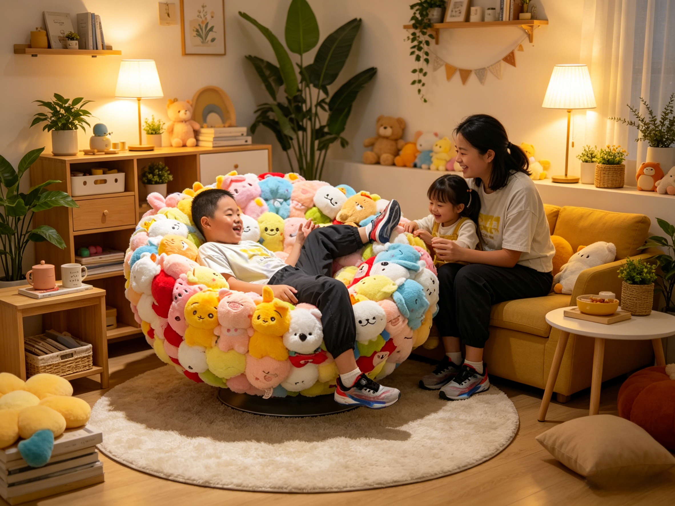 Sheetoo TQ019 Dopamine Chair – Cute Doll, 360° Swivel