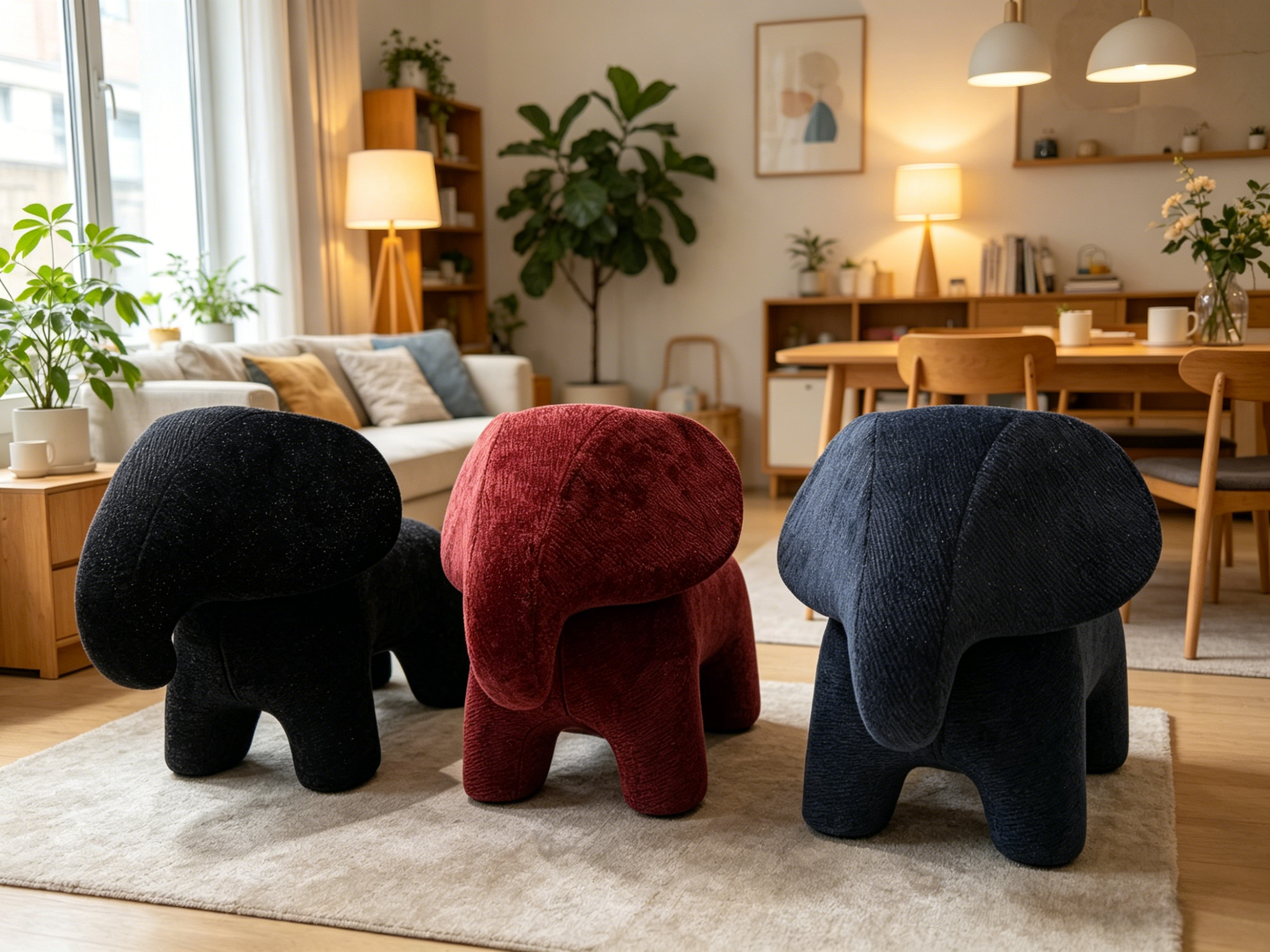 Sheetoo TQ010 Multi-Function Elephant Chair – 2-in-1 Ride-On & Sitting Sofa