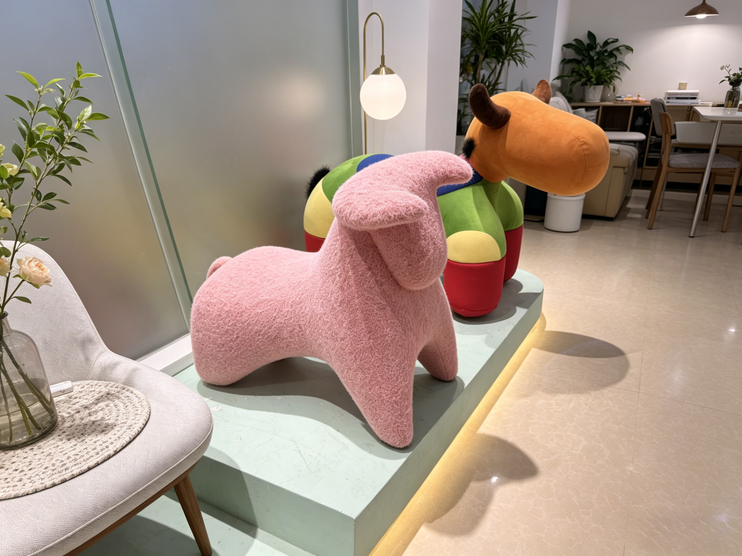 Sheetoo TQ015 Cute Bull Stool – Ride-On & Sitting Combo