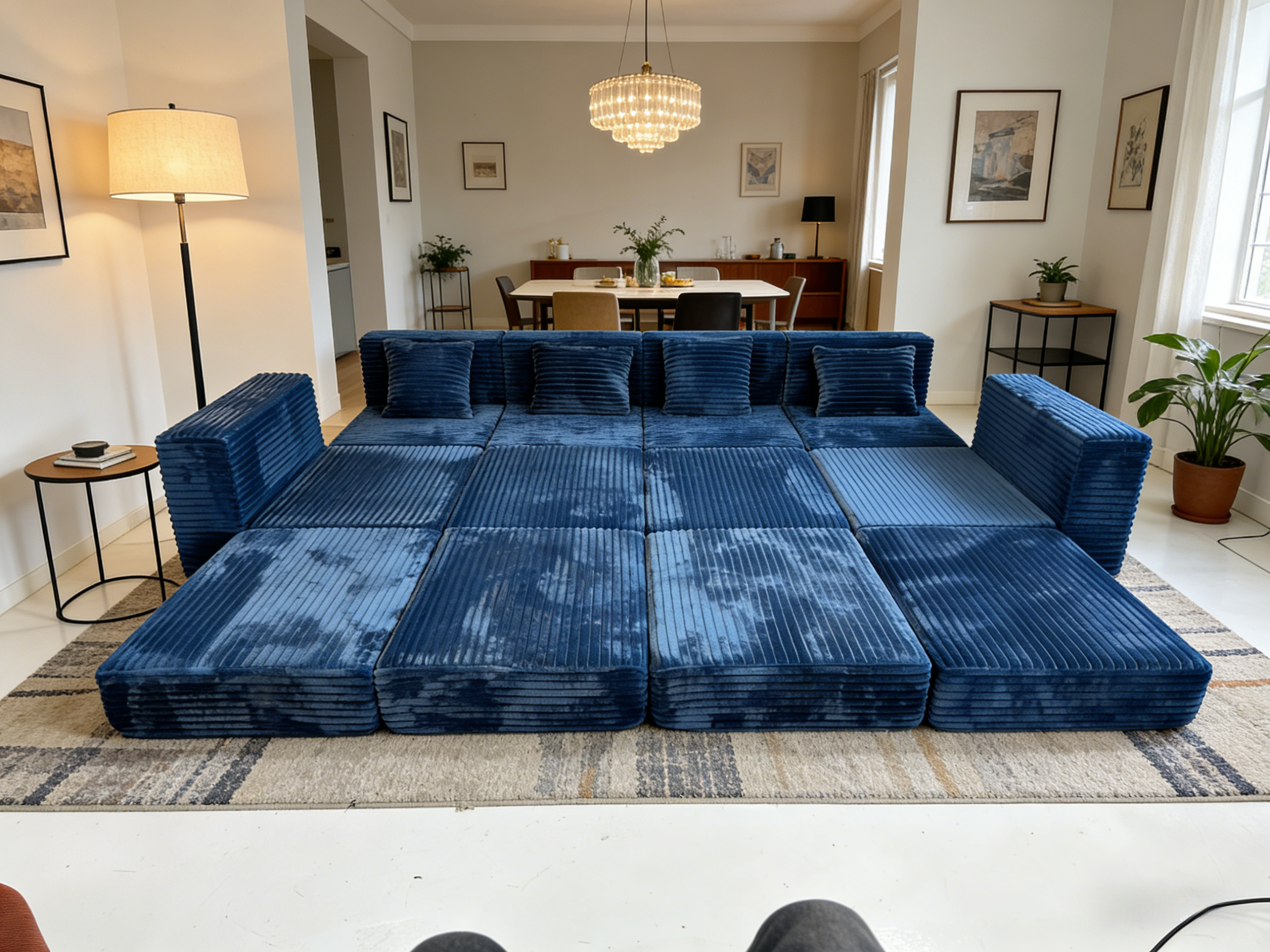 Sheetoo MGB4332-41-4set Sheetoo MGB4332-13 Modular Sofa – L-Shape Chaise, Multi-Person