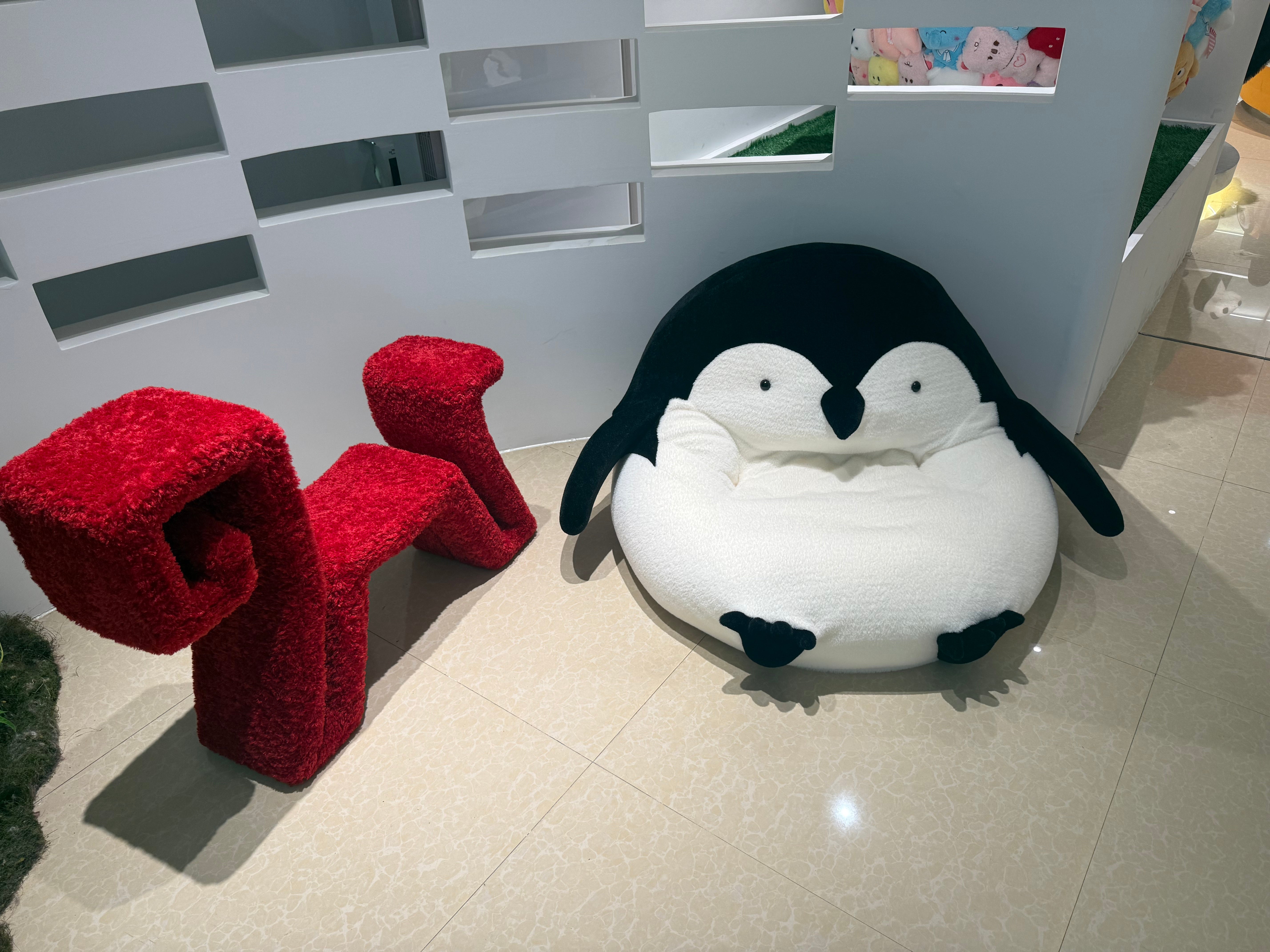 Sheetoo TQ009 Penguin Bean Bag Chair – Cute, Lazy & Soft Sofa for Home