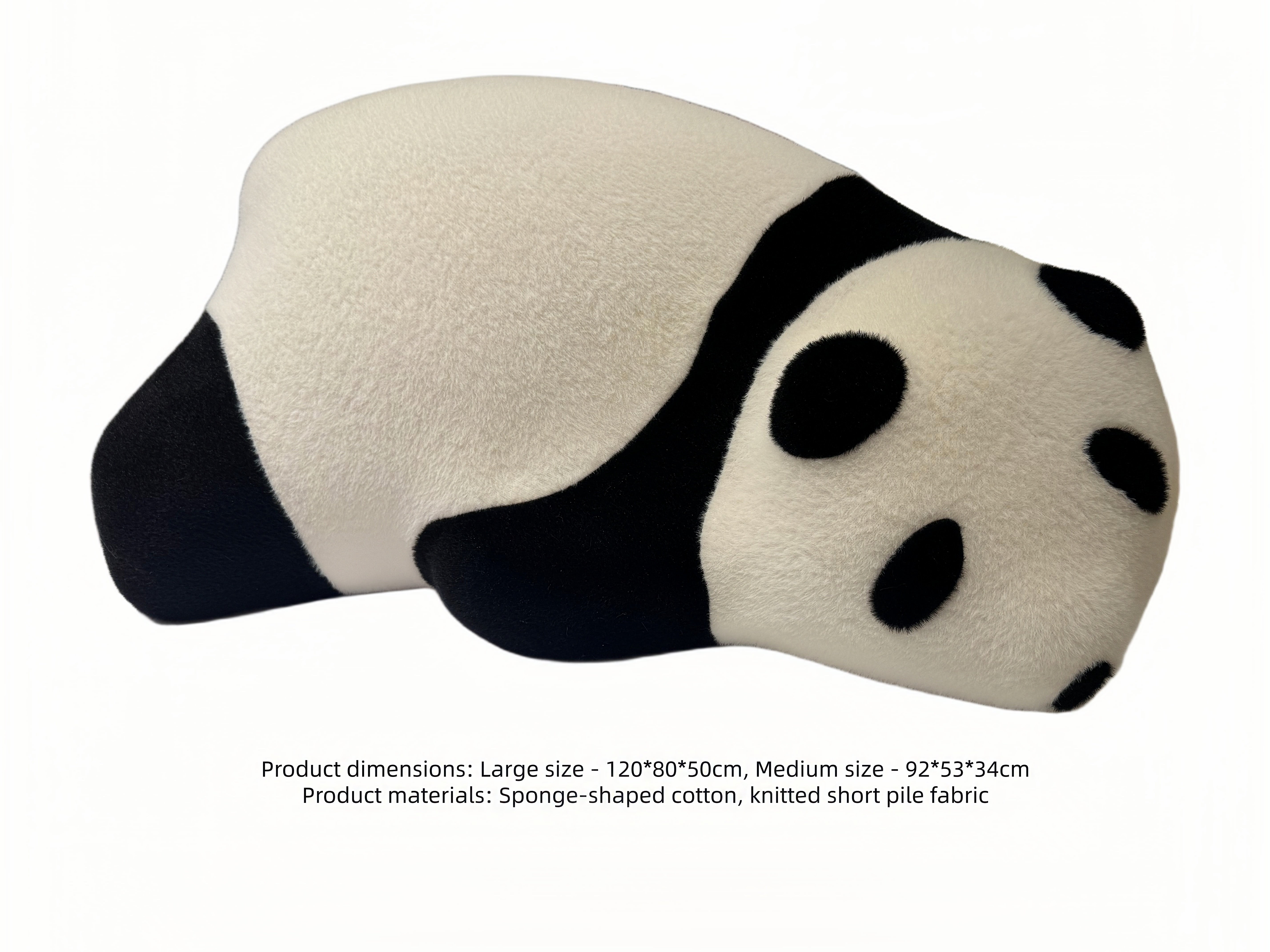 Sheetoo TQ005 Panda Plop Sofa – Cute Lying Panda Shape, Soft & Family-Friendly