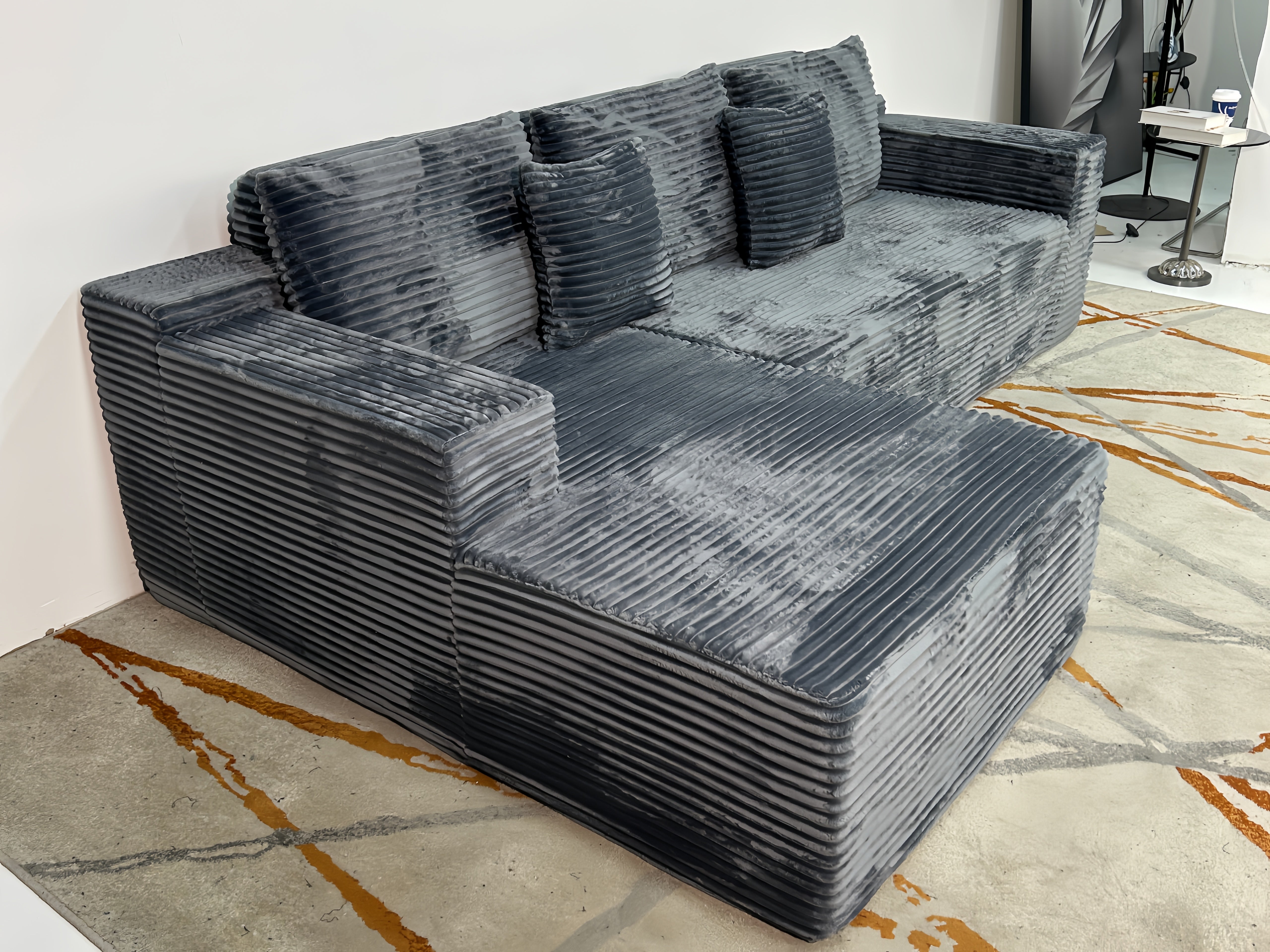 Sheetoo MGKS005 Multi-Person Chaise Sofa – Sit & Lie, Multiple Sizes, Custom