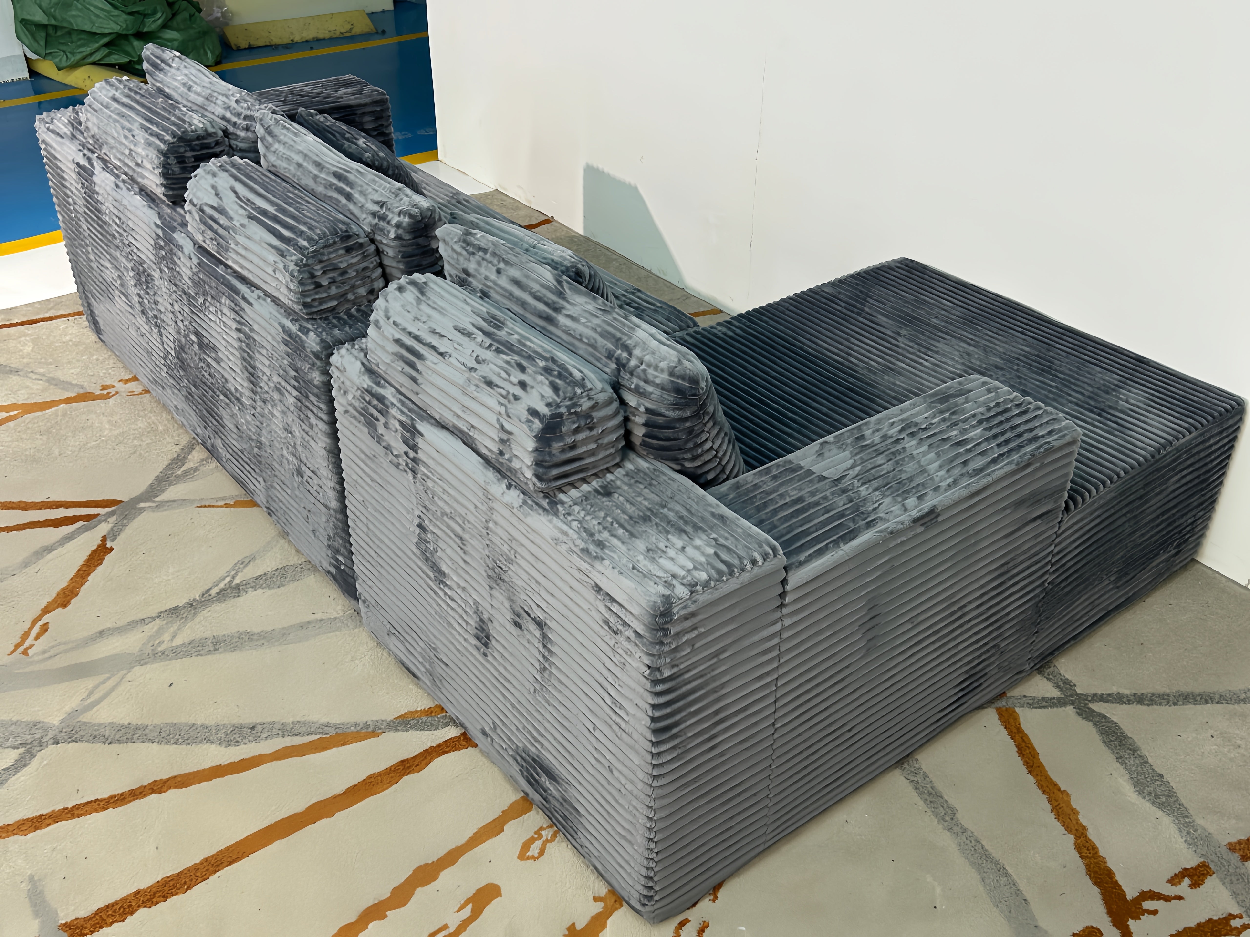 Sheetoo MGKS005 Multi-Person Chaise Sofa – Sit & Lie, Multiple Sizes, Custom