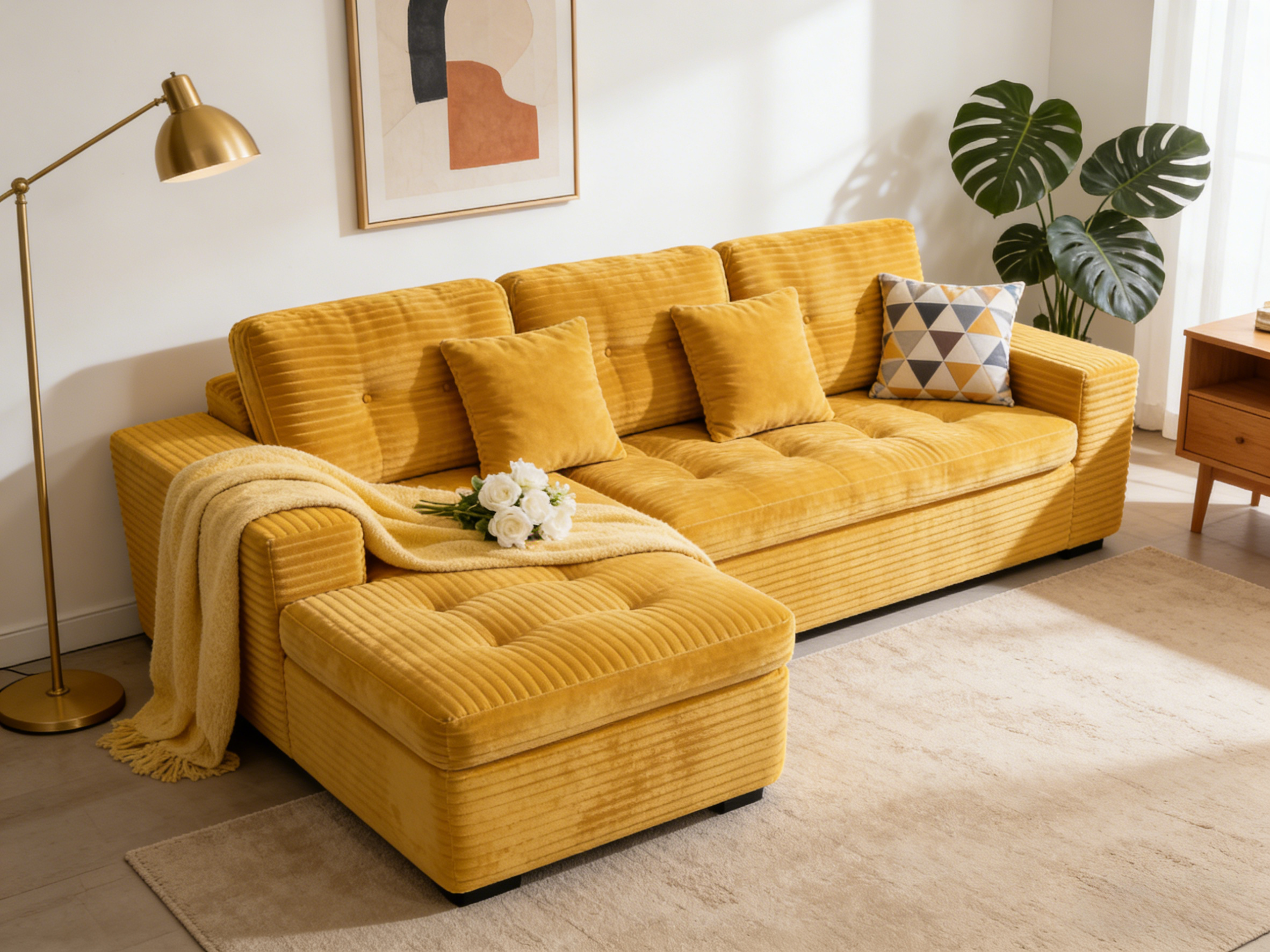 Sheetoo MGKS042 Multi-Person Extendable Sofa – Sitting & Lying, Roll Pack