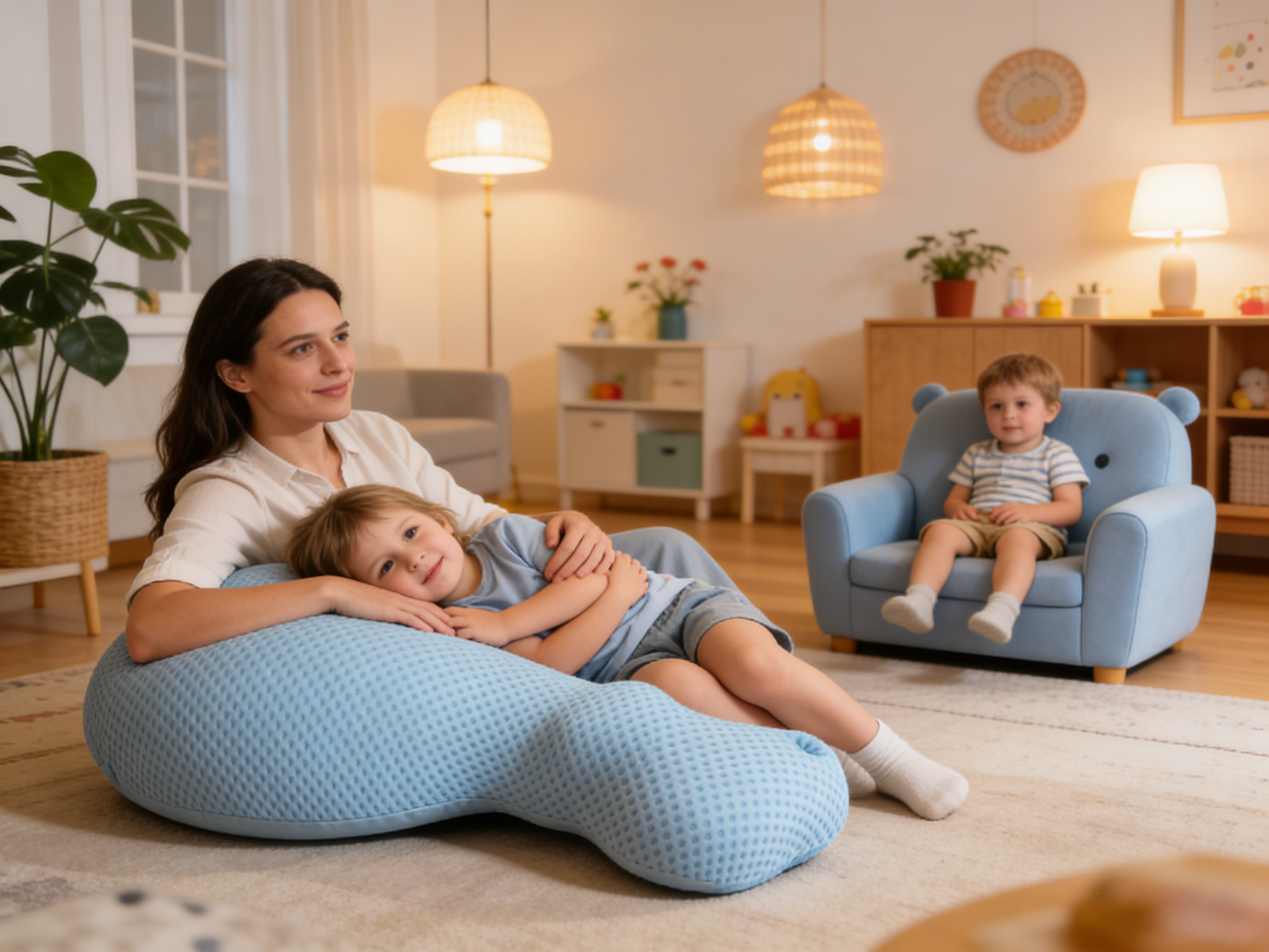 Sheetoo TQ006 Multi-Function Hippo Plop Sofa – Cute Lying Shape, Soft & Comfy