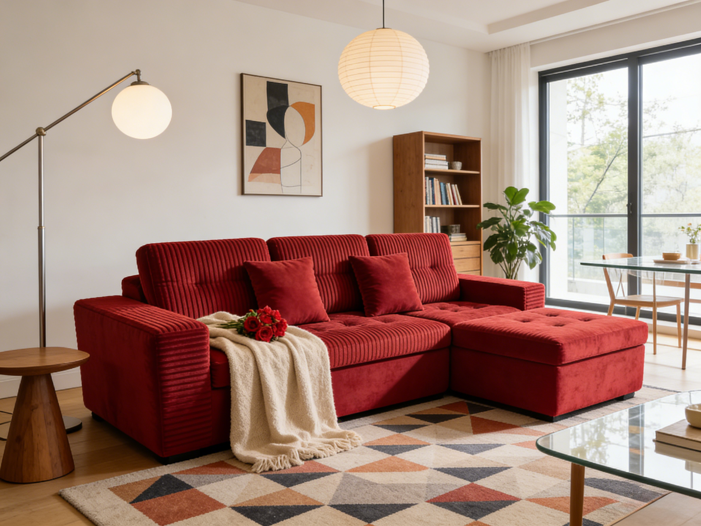 Sheetoo MGKS042 Multi-Person Extendable Sofa – Sitting & Lying, Roll Pack