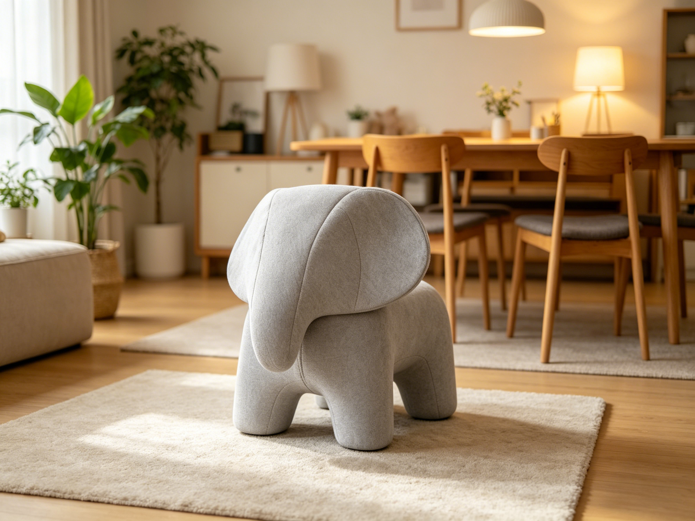 Sheetoo TQ010 Multi-Function Elephant Chair – 2-in-1 Ride-On & Sitting Sofa