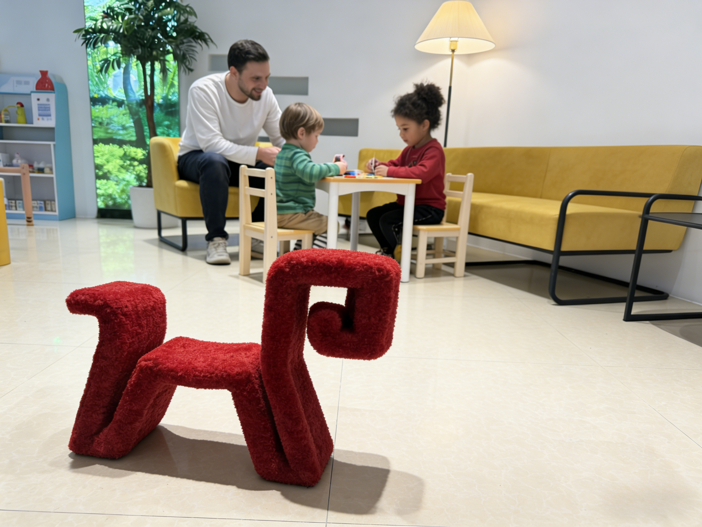 Sheetoo TQ007 Gaming Horse Chair – War Horse Shape, Reversible Seat, Sturdy