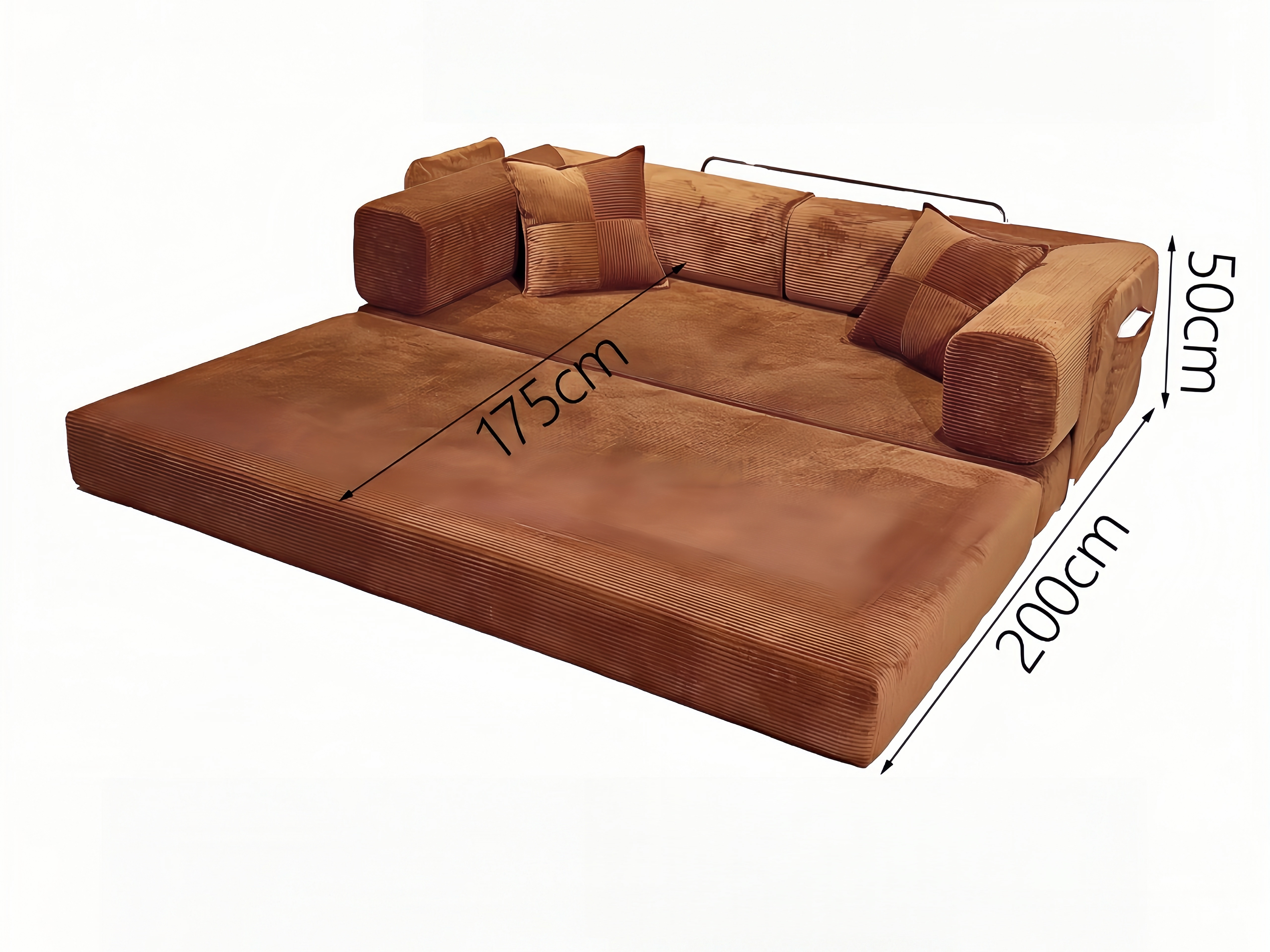 Sheetoo STE-014（B）Convertible Sofa Bed – Pull-Out, Multiple Sizes, Compressed