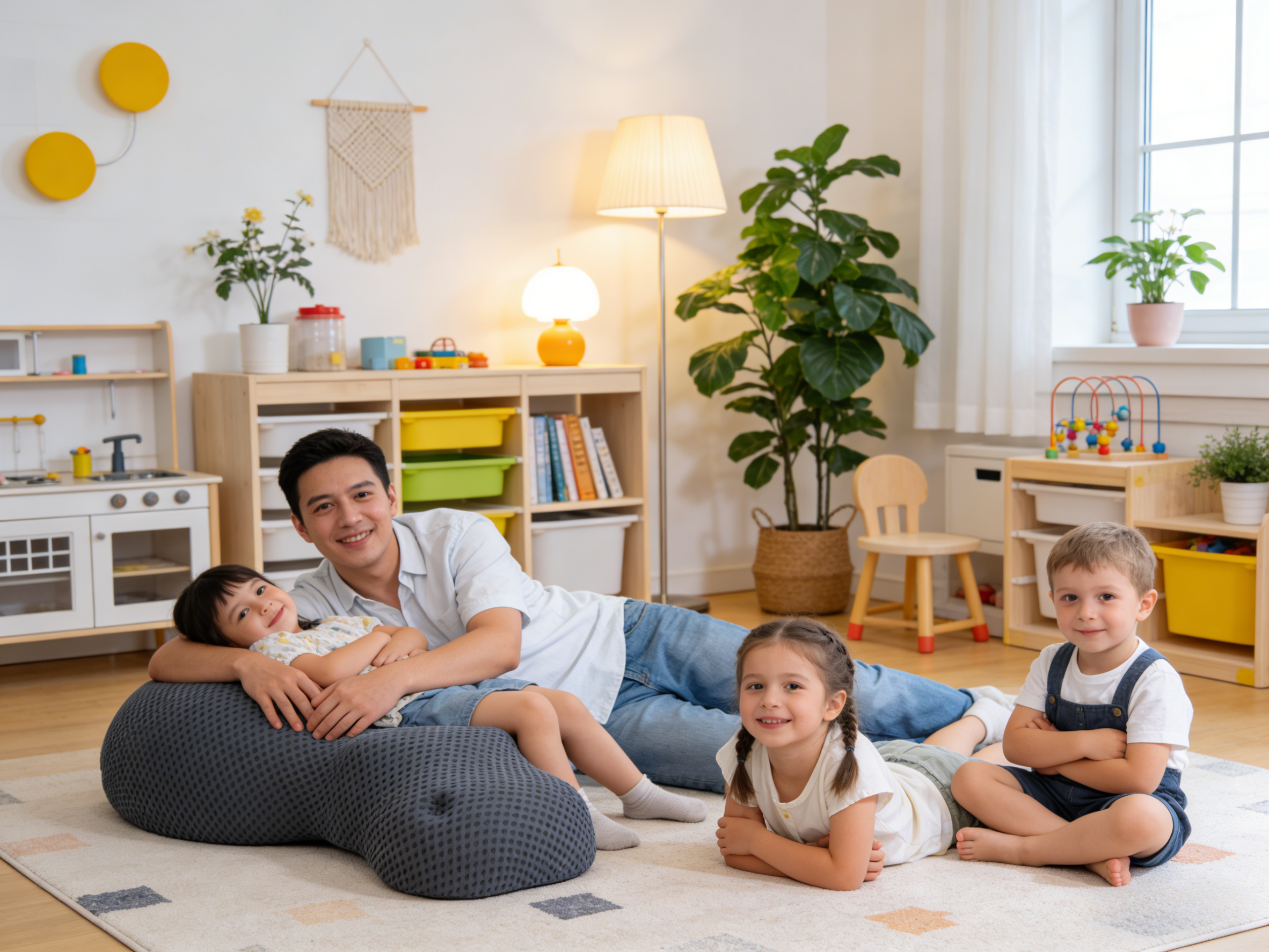 Sheetoo TQ006 Multi-Function Hippo Plop Sofa – Cute Lying Shape, Soft & Comfy
