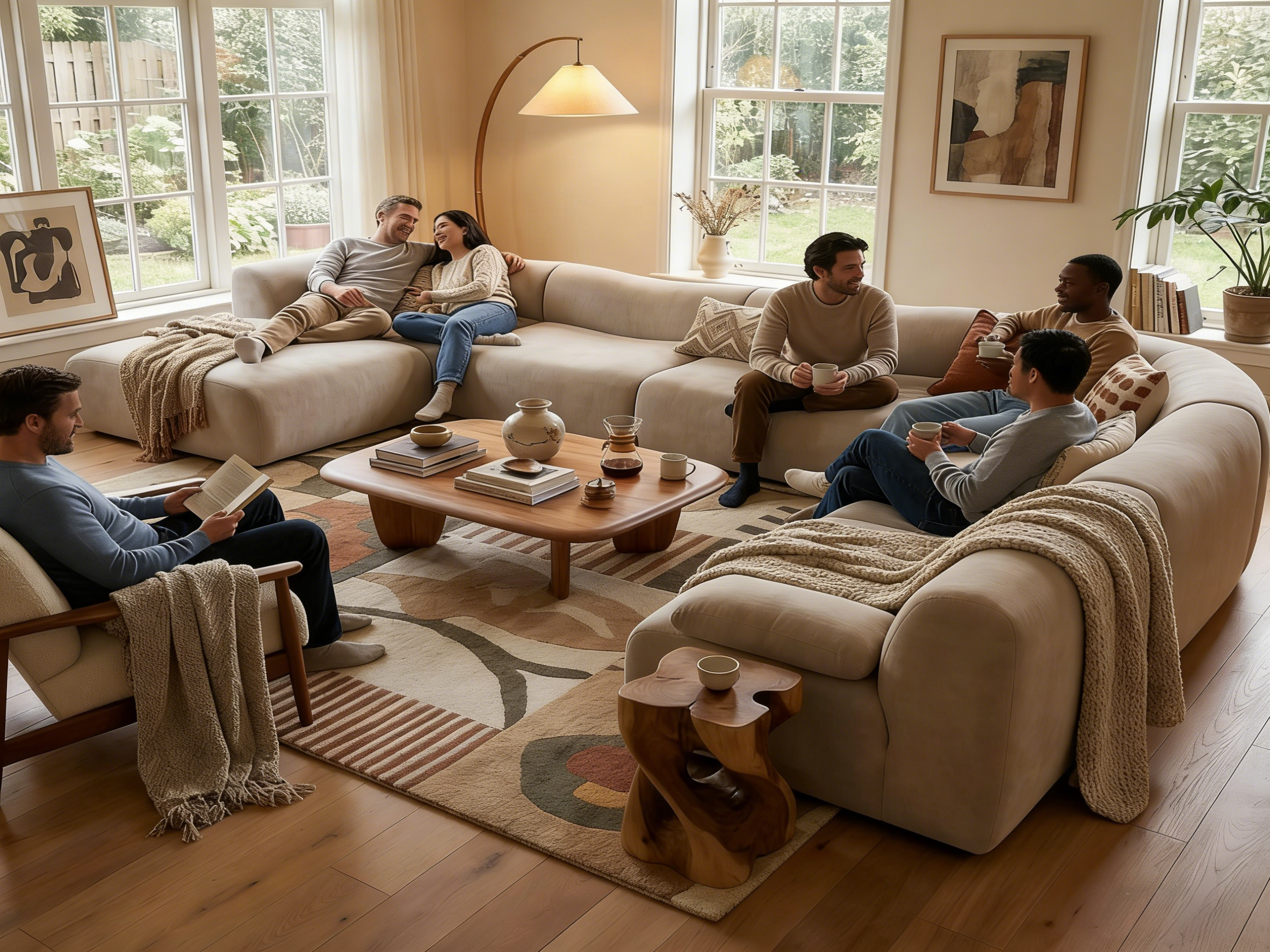 Sheetoo STC-011 Multi-Person Custom Sofa – Size & Color Options, Roll Pack