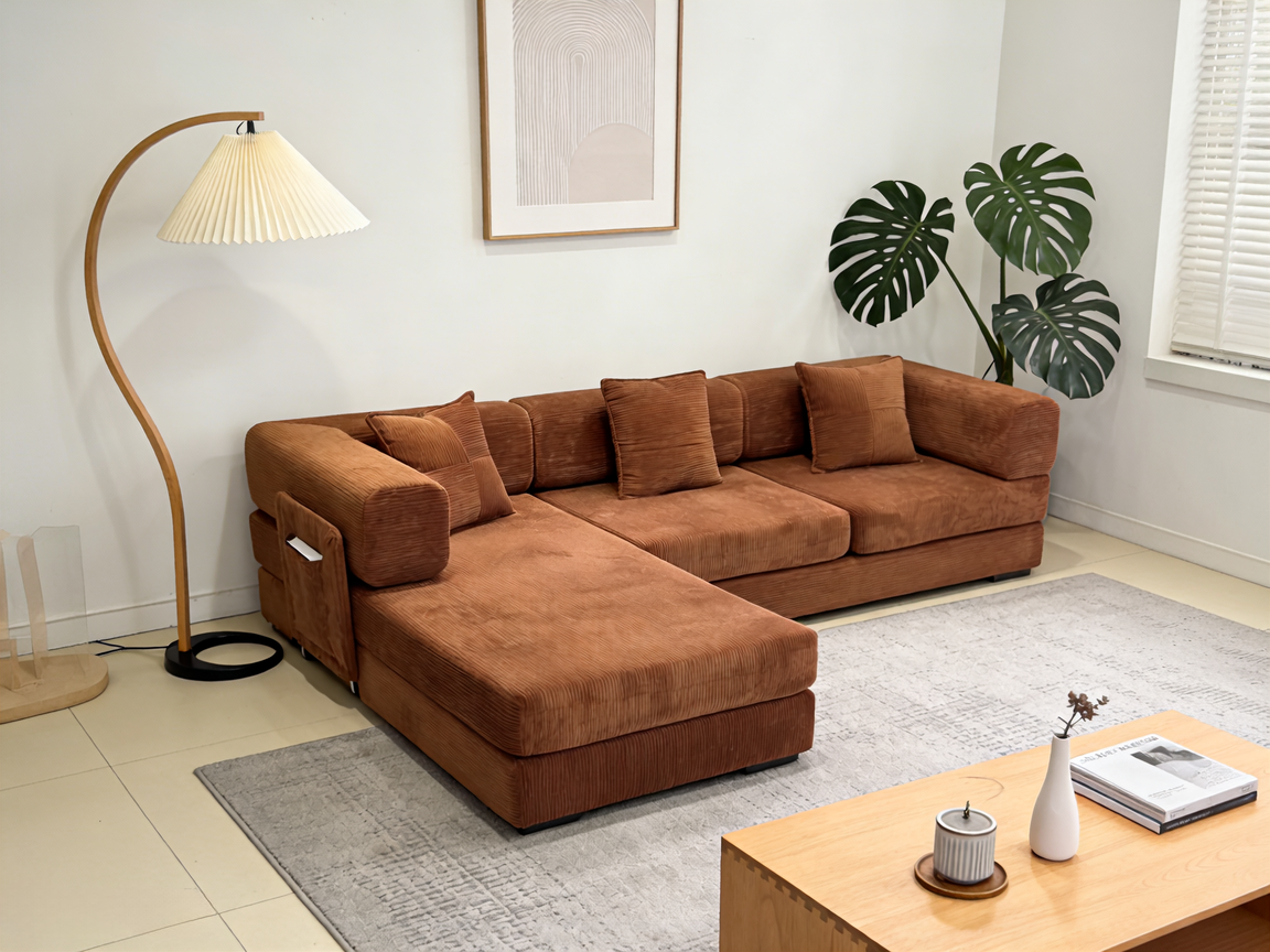 Sheetoo STE-014（B）Convertible Sofa Bed – Pull-Out, Multiple Sizes, Compressed
