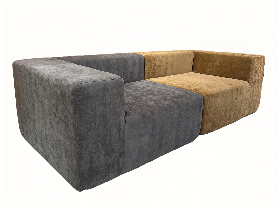 Sheetoo ST309 Square Block Sofa – 2/3-Seater, Folding for Small Apartment