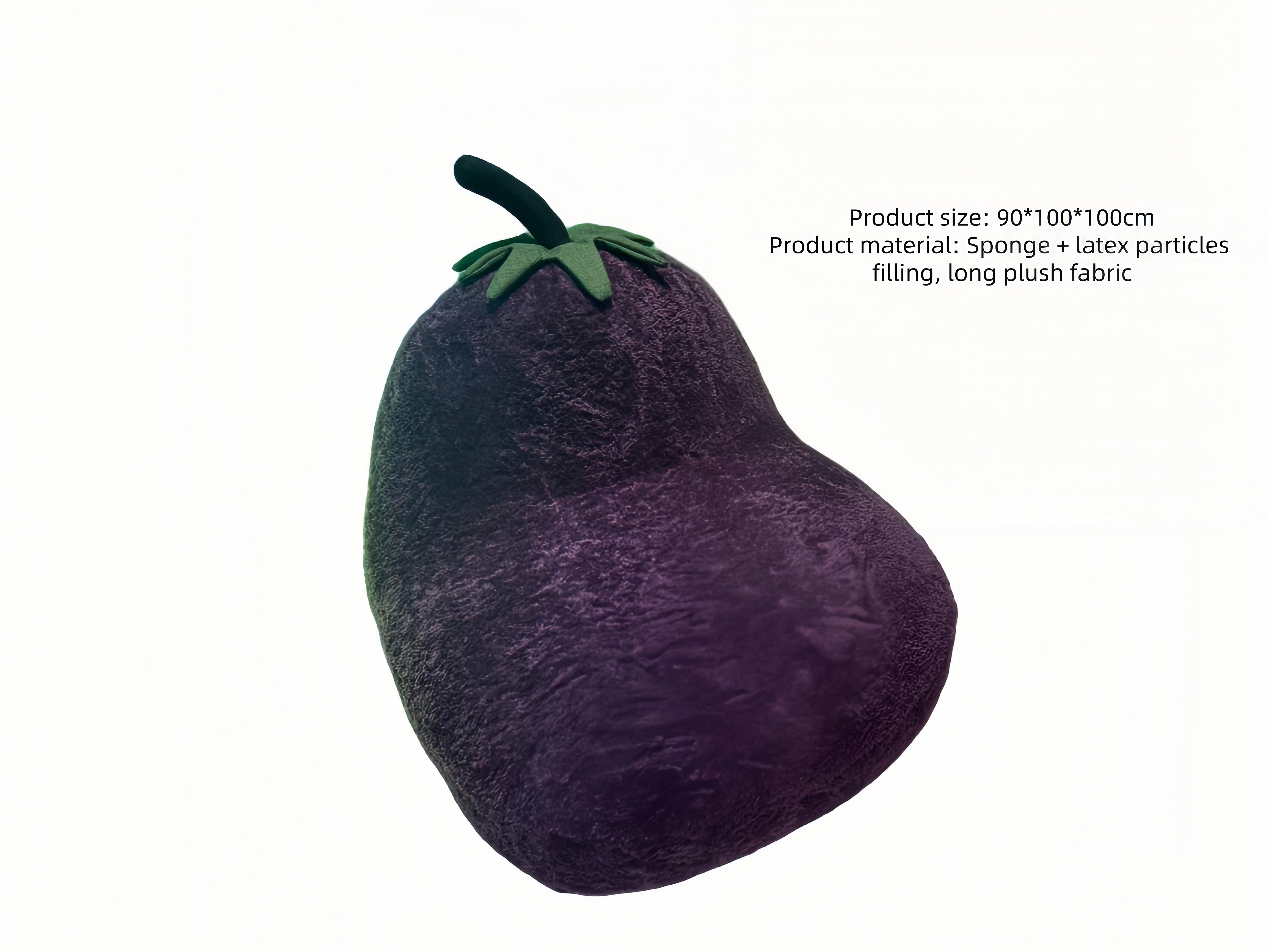 Sheetoo TQ004 Eggplant Shape Single Sofa – Cute, Soft & Family-Friendly