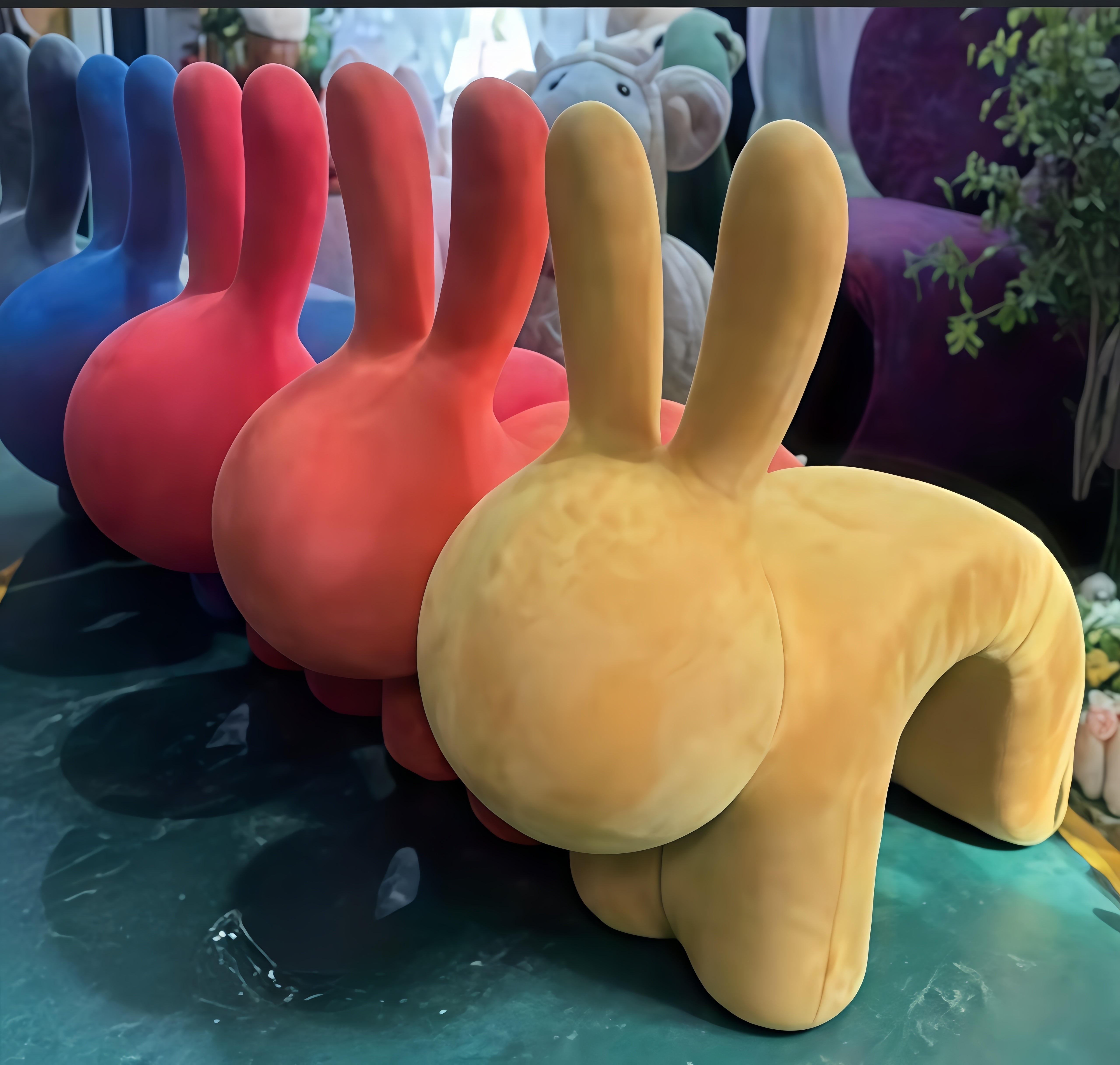 Sheetoo TQ017 Creative Bunny Chair – Soft Multi-Purpose Seat