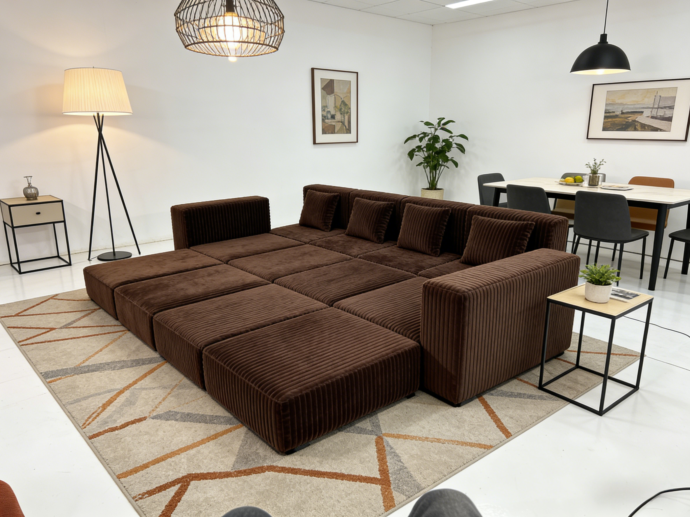 Sheetoo MGB4332-41-4set Sheetoo MGB4332-13 Modular Sofa – L-Shape Chaise, Multi-Person
