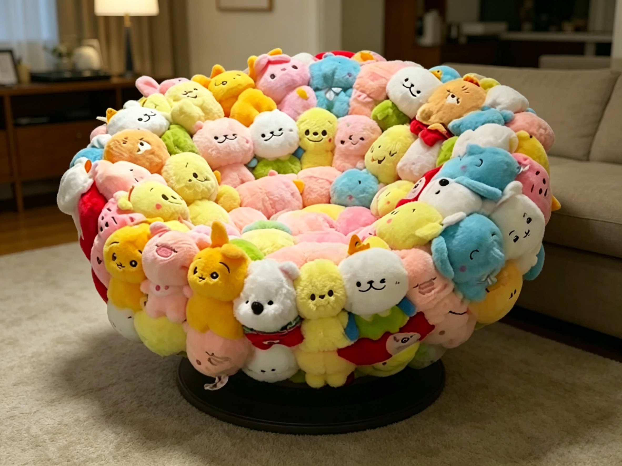 Sheetoo TQ019 Dopamine Chair – Cute Doll, 360° Swivel